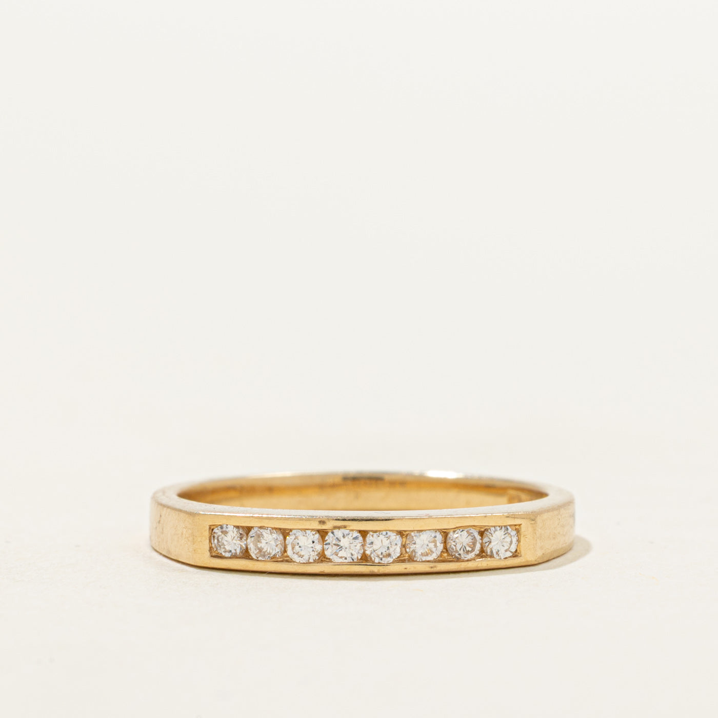 Channel Set Diamond Ring | 0.14ctw | SZ 6.25