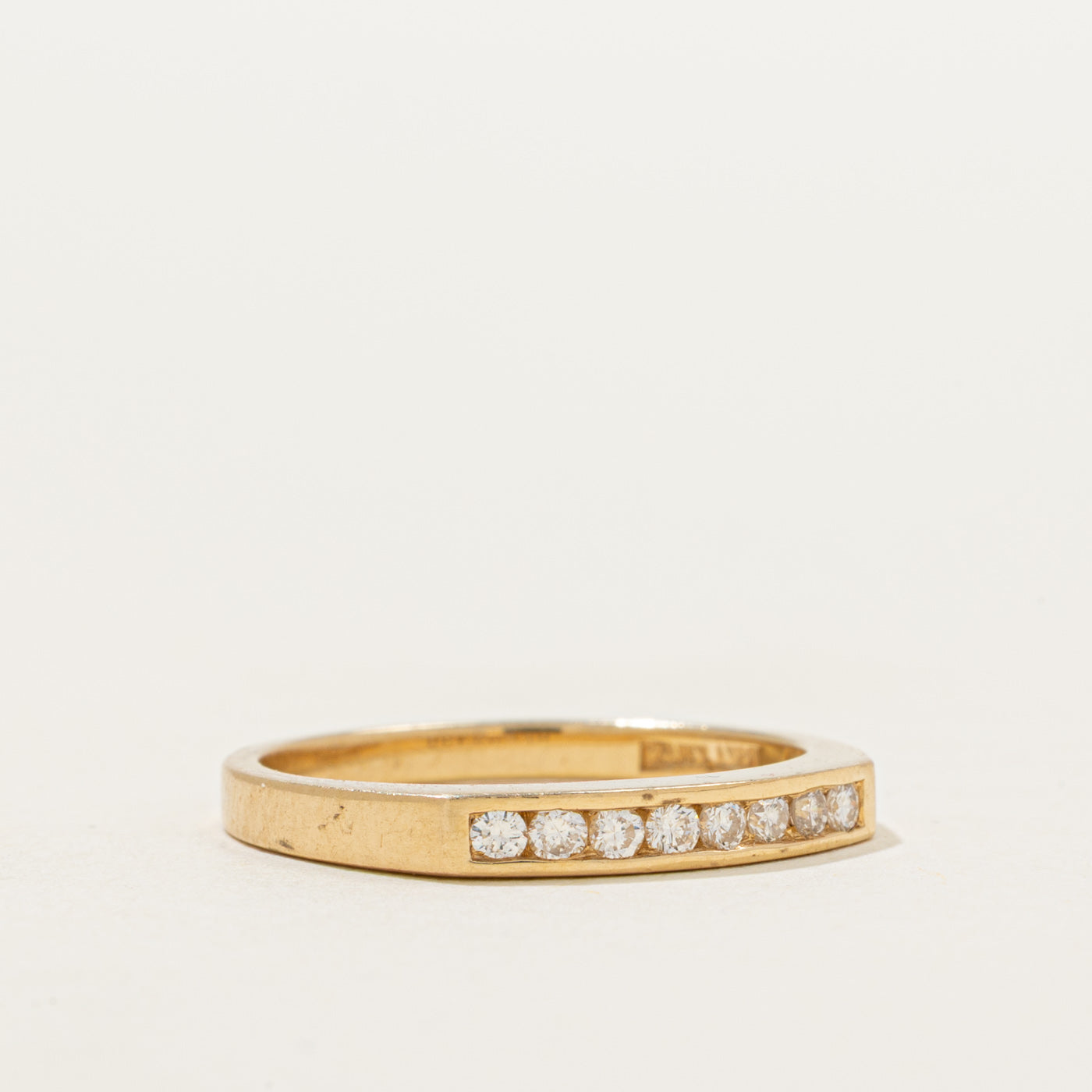 Channel Set Diamond Ring | 0.14ctw | SZ 6.25