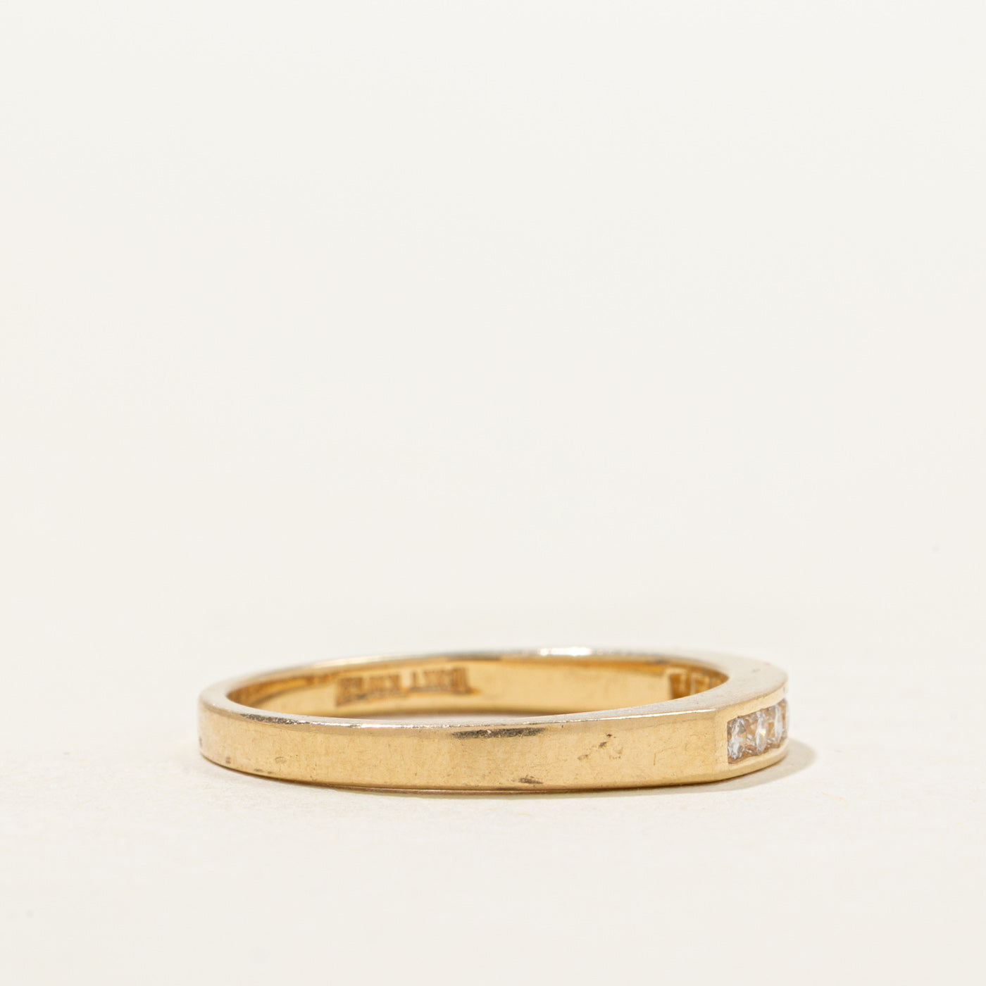 Channel Set Diamond Ring | 0.14ctw | SZ 6.25