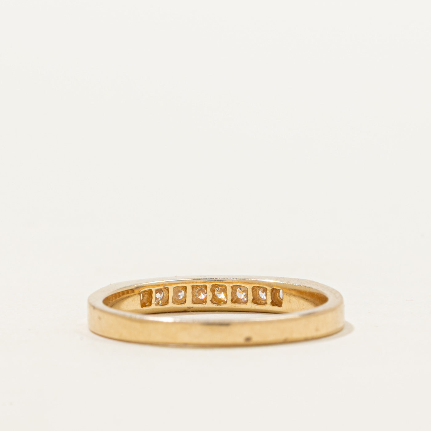 Channel Set Diamond Ring | 0.14ctw | SZ 6.25