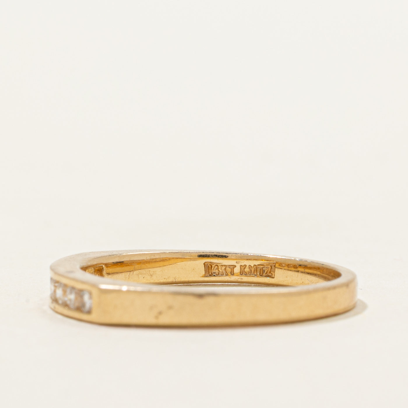 Channel Set Diamond Ring | 0.14ctw | SZ 6.25