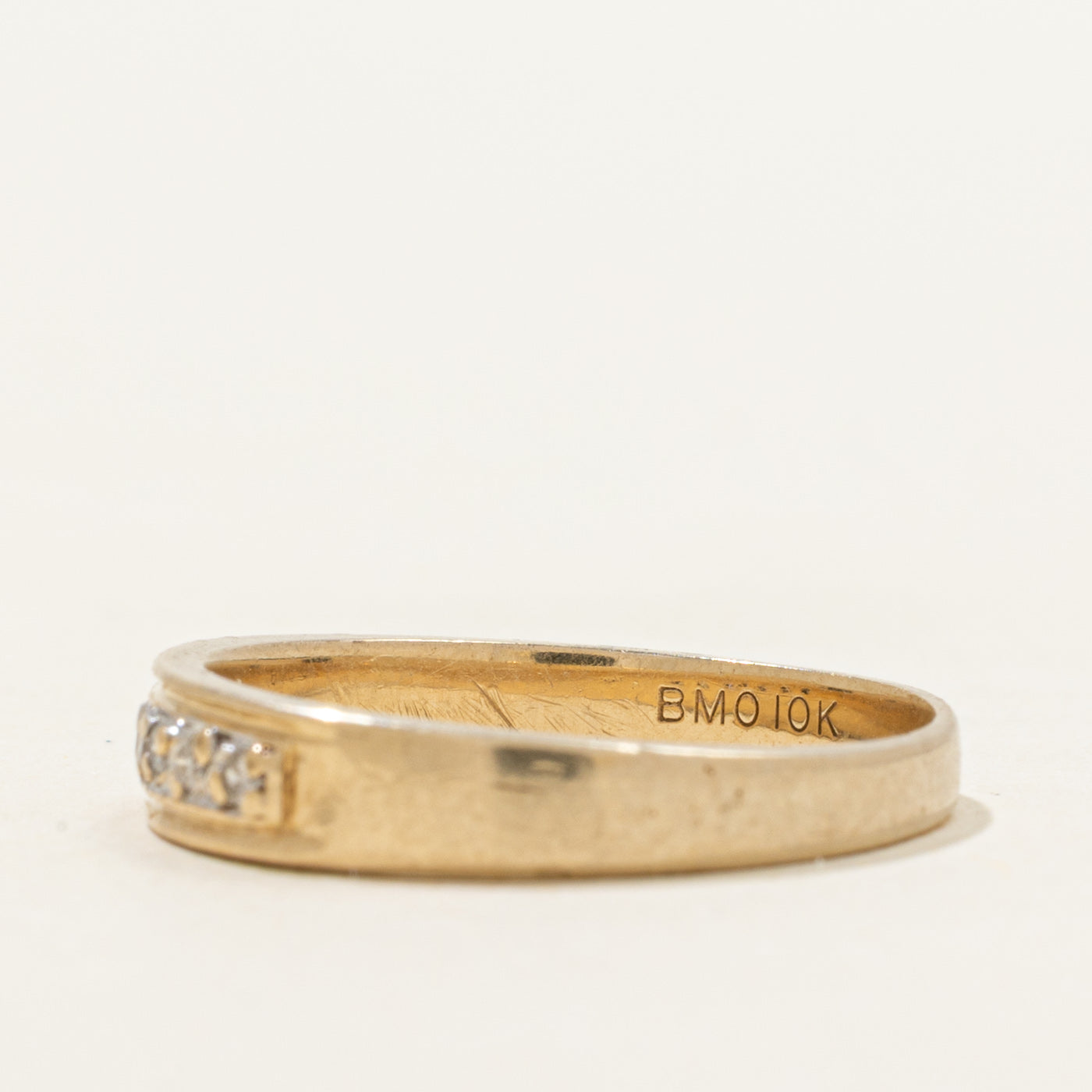 10k Yellow Gold Diamond Ring | 0.07ctw | SZ 6.25