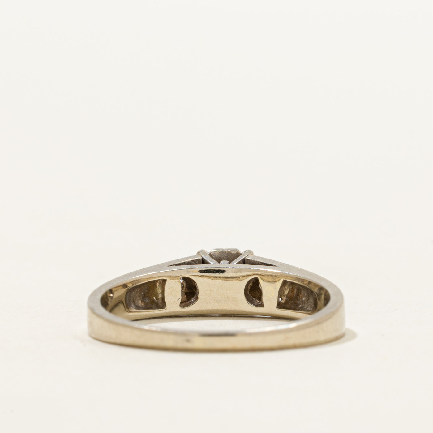 Diamond Perforated Heart Ring | 0.09ctw | SZ 6.5