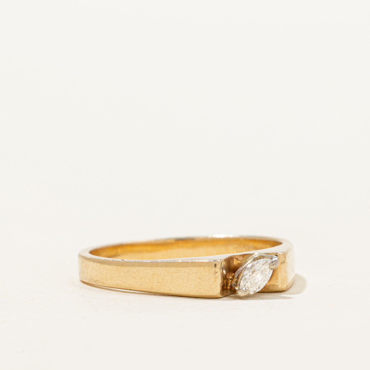 Solitaire Marquise Cut Diamond Ring | 0.10ct | SZ 7