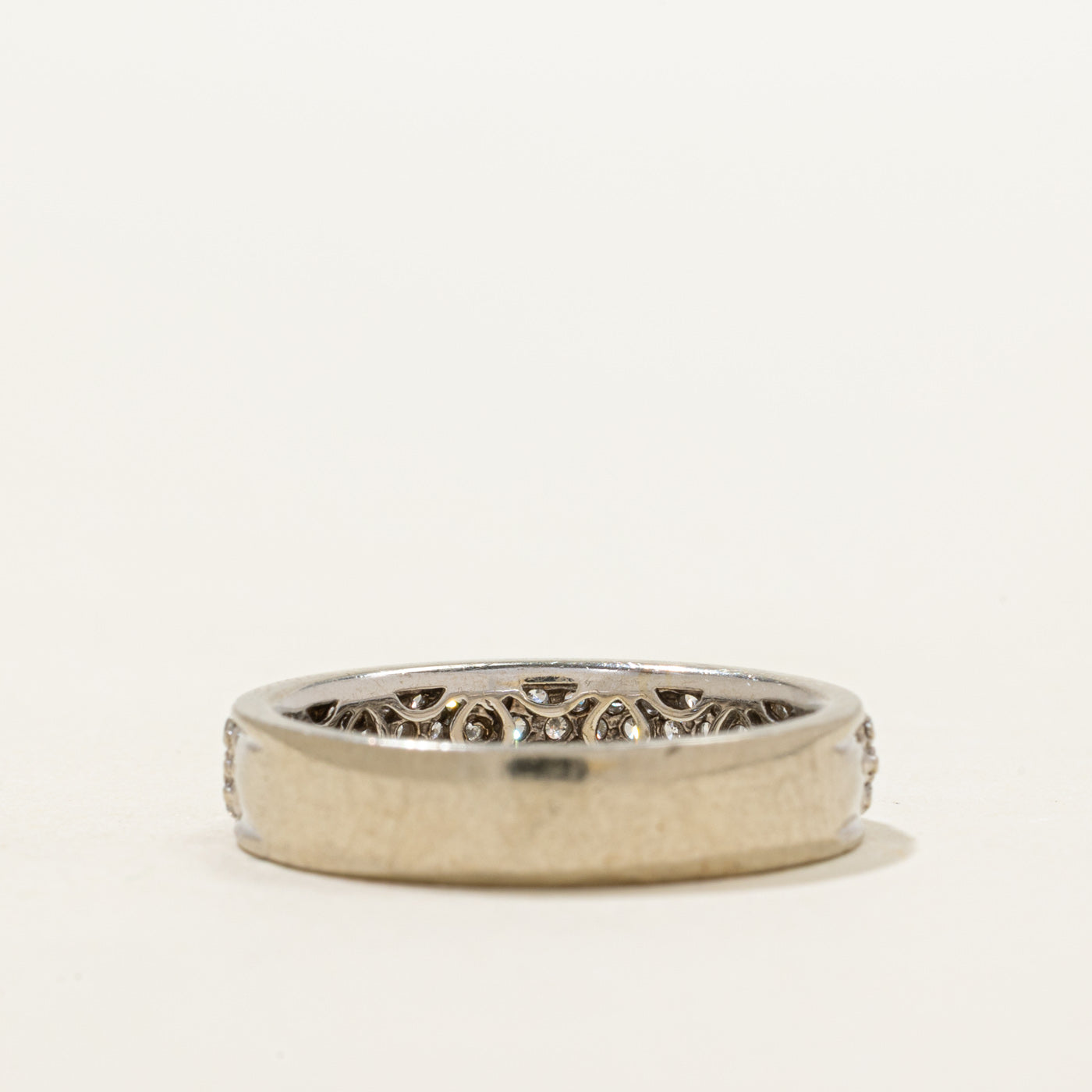 Pave Set Multi Row Diamond Band | 0.50ctw | 4.5mm | SZ 6.75