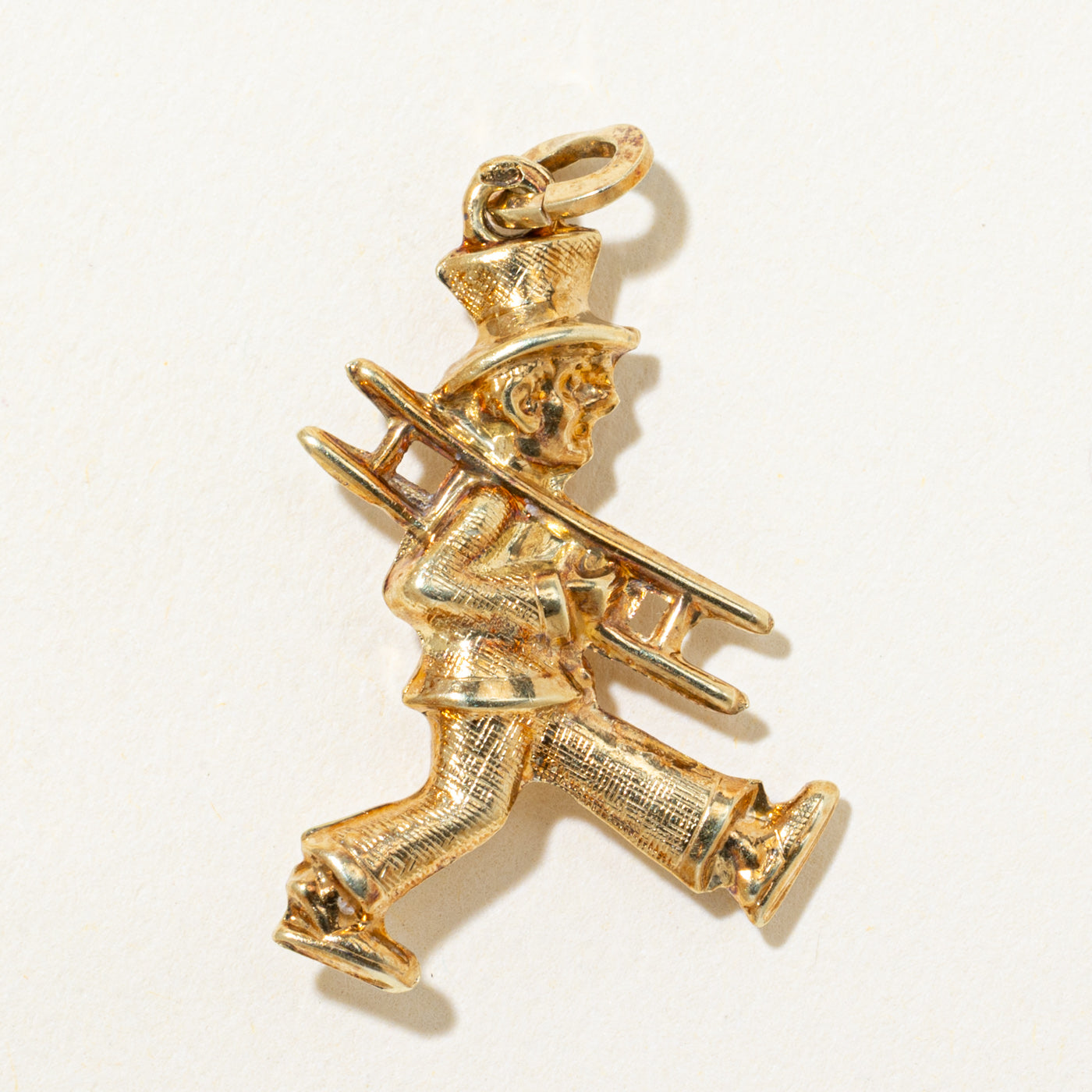 14k Yellow Gold Chimney Sweeper Charm