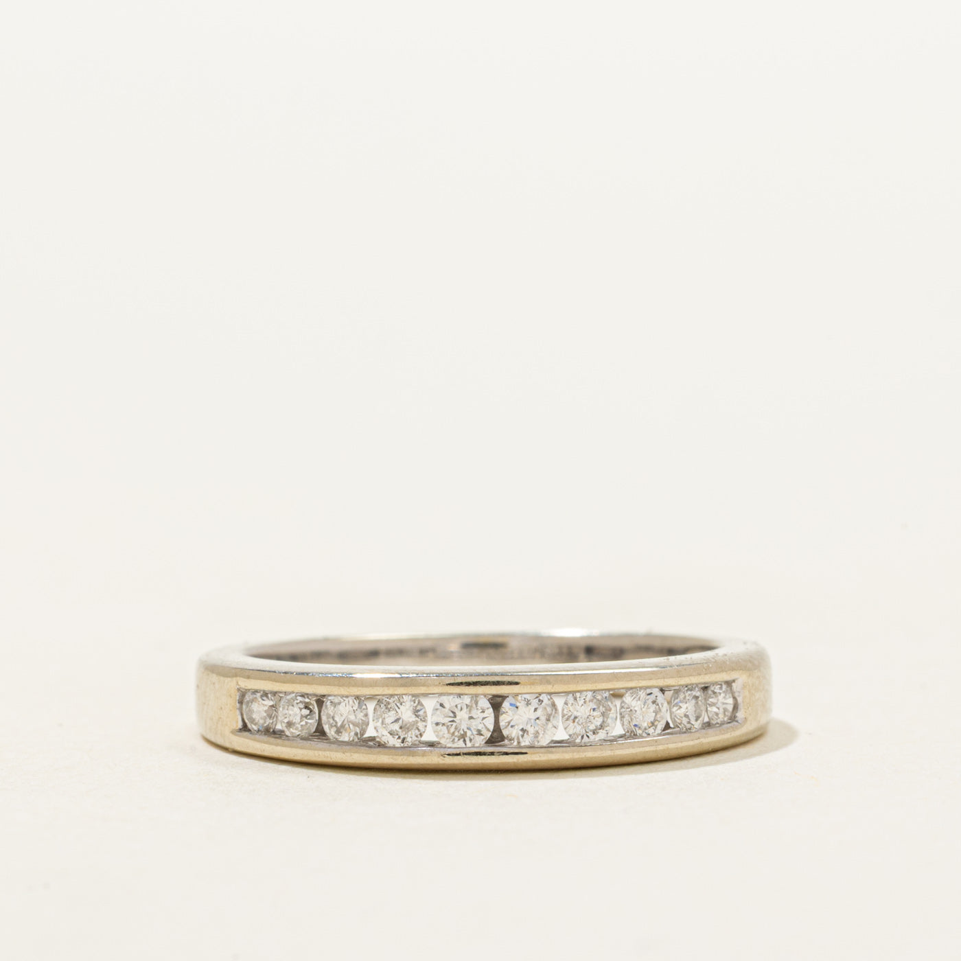 Channel Set Semi Eternity Diamond Ring | 0.30ctw | SZ 6.5