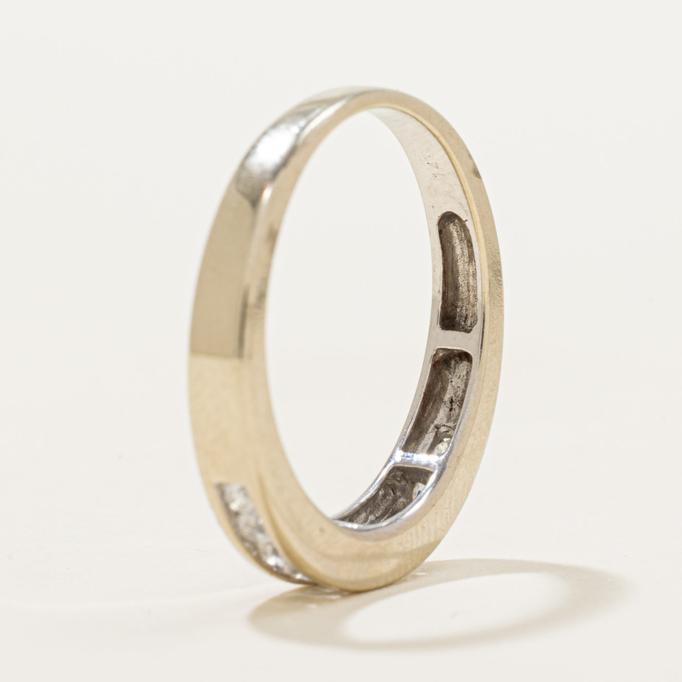 Channel Set Semi Eternity Diamond Ring | 0.30ctw | SZ 6.5