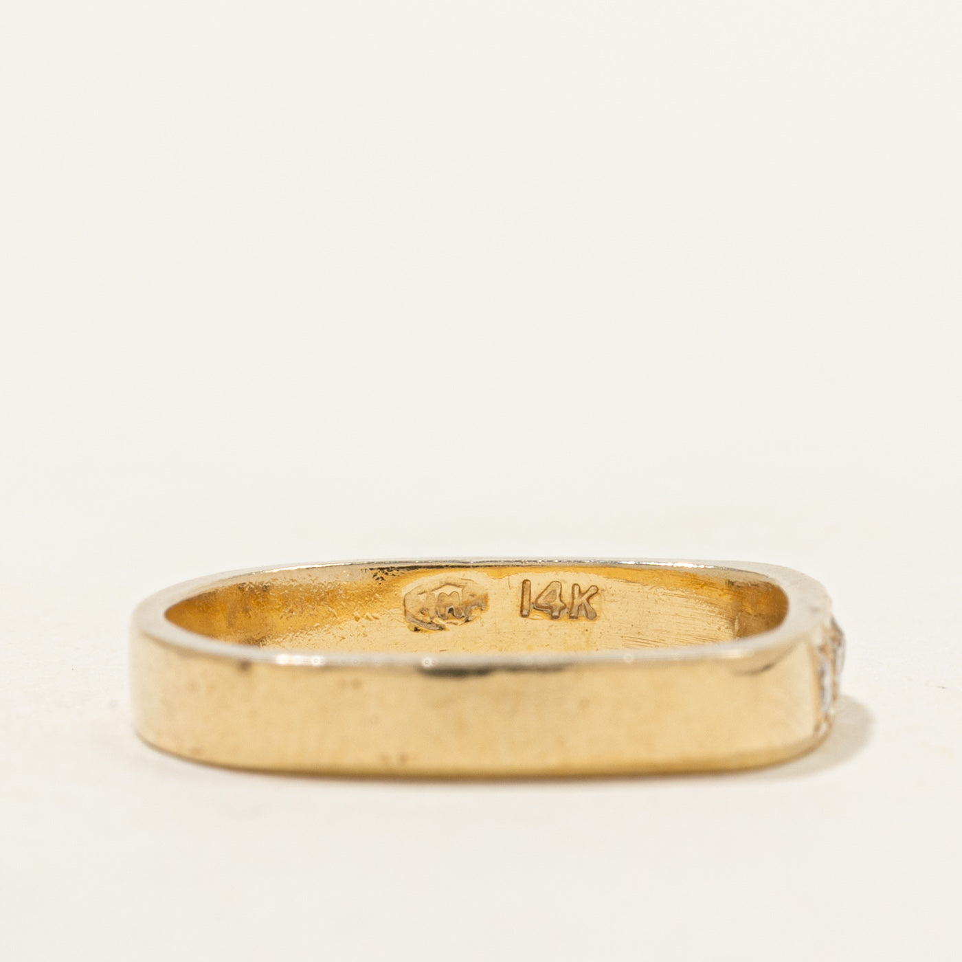 Four Stone Diamond Soft Square Band | 0.10ctw | 3mm | SZ 5.5