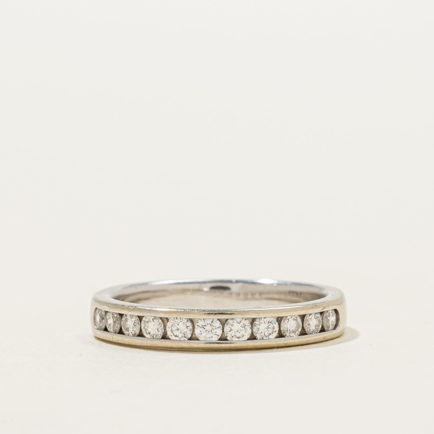 'Birks' 18k Semi Eternity Diamond Band | 0.33ctw | 3mm | SZ 6