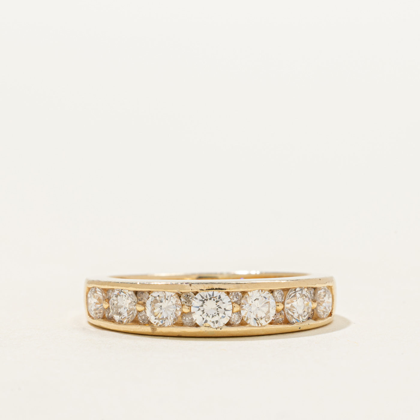 Semi Eternity Diamond Ring | 0.82ctw | SZ 6