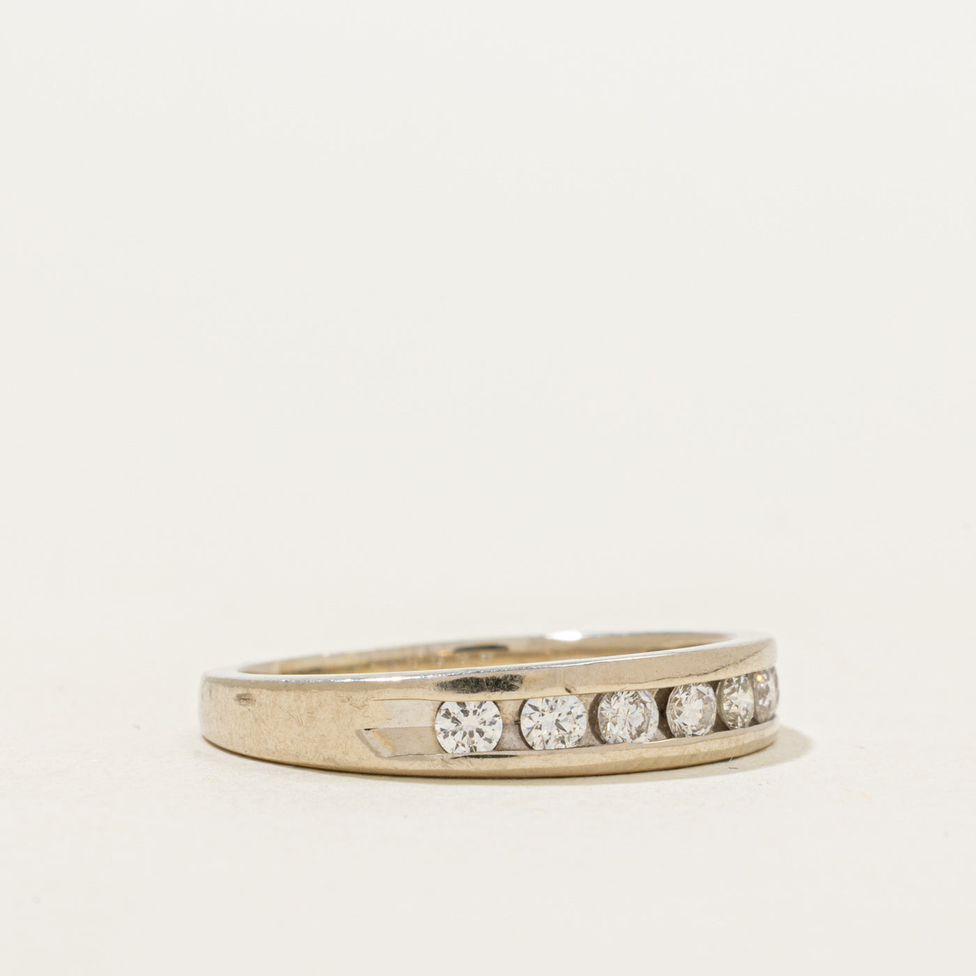 Channel Set Semi Eternity Diamond Ring | 0.28ctw | SZ 5.75