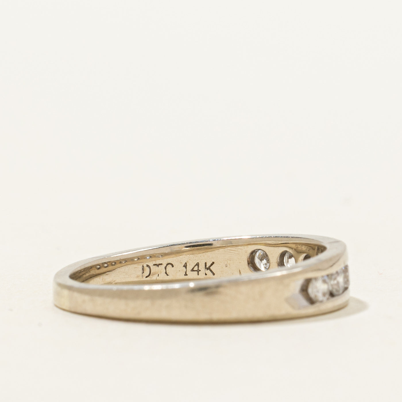 Channel Set Semi Eternity Diamond Ring | 0.28ctw | SZ 5.75