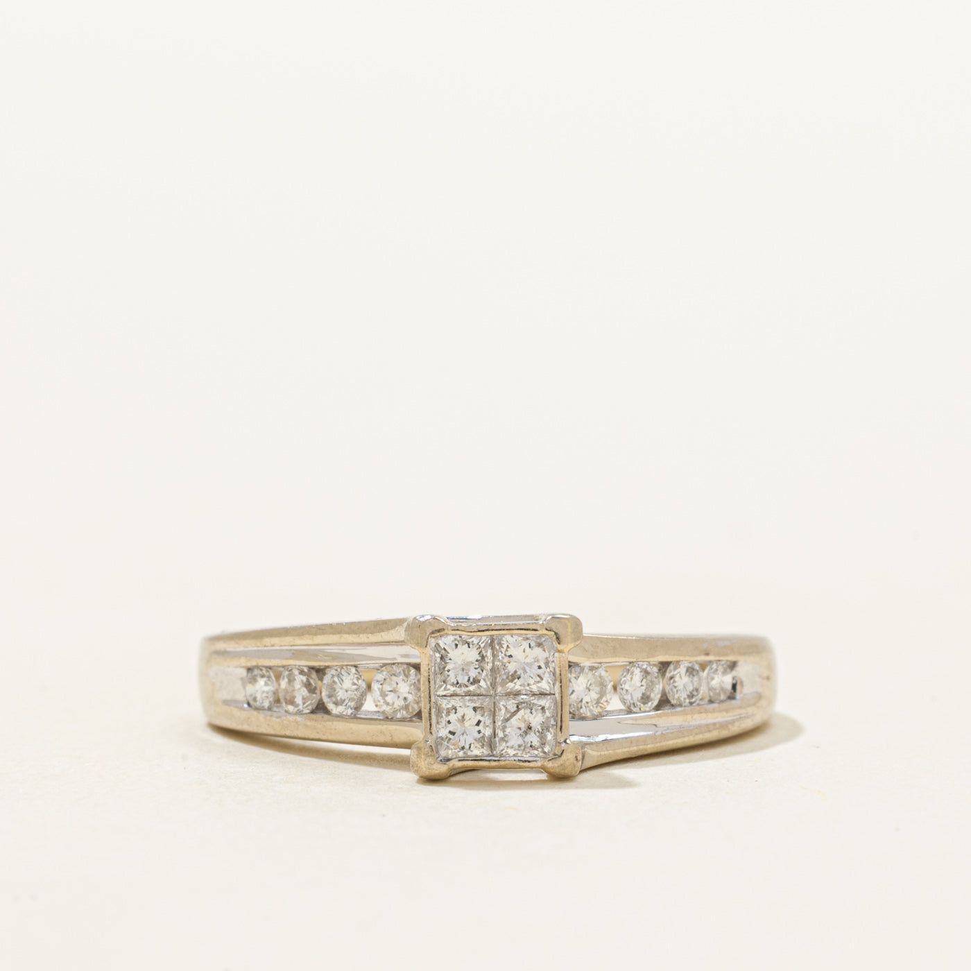 Illusion Set Princess Cut Diamond Ring | 0.44ctw | SZ 6