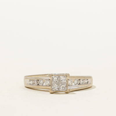 Illusion Set Princess Cut Diamond Ring | 0.44ctw | SZ 6