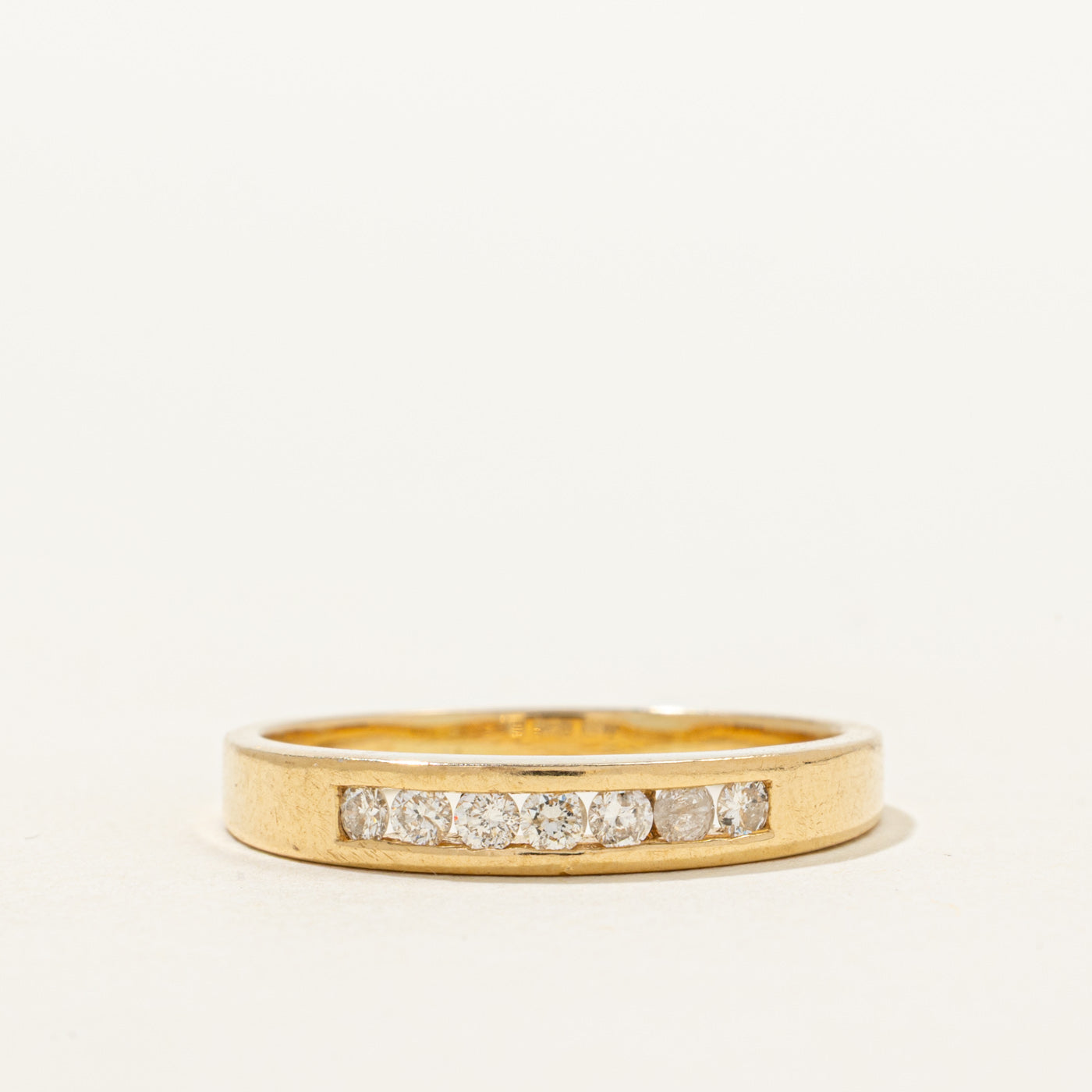 18k Channel Set Diamond Band | 0.21ctw | SZ 8.5