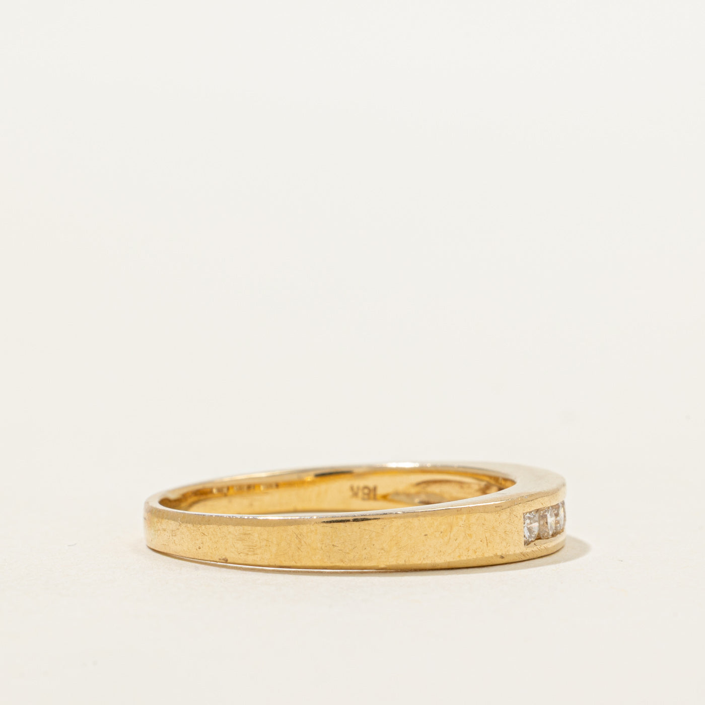 18k Channel Set Diamond Band | 0.21ctw | SZ 8.5