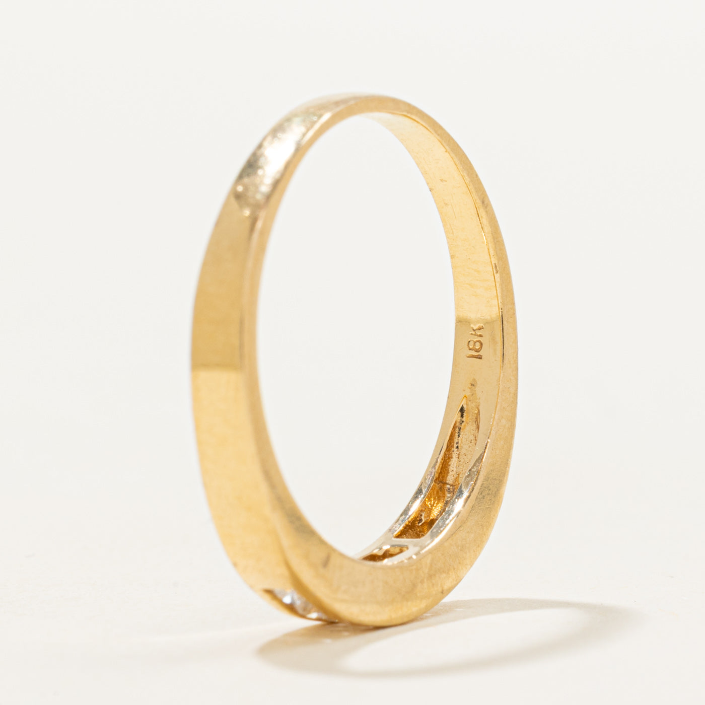 18k Channel Set Diamond Band | 0.21ctw | SZ 8.5