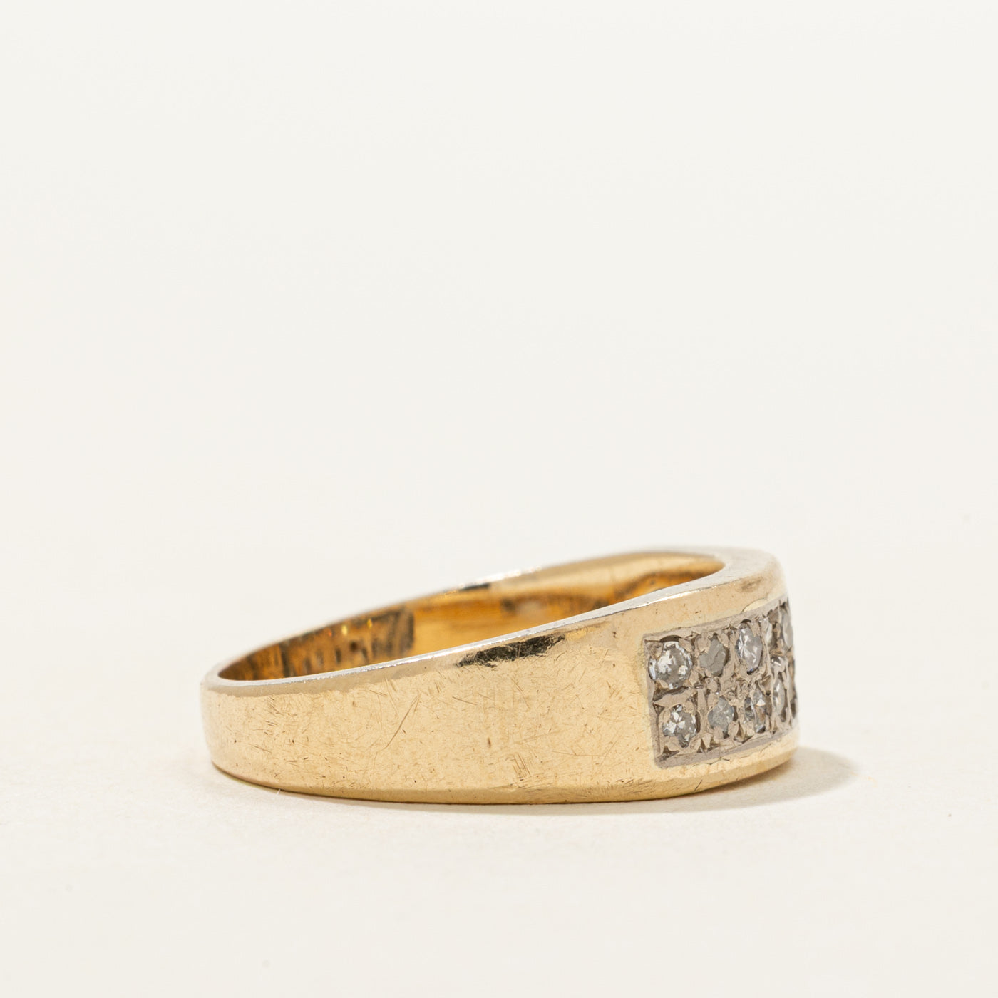 Double Row Diamond Ring | 0.40ctw | SZ 6.25