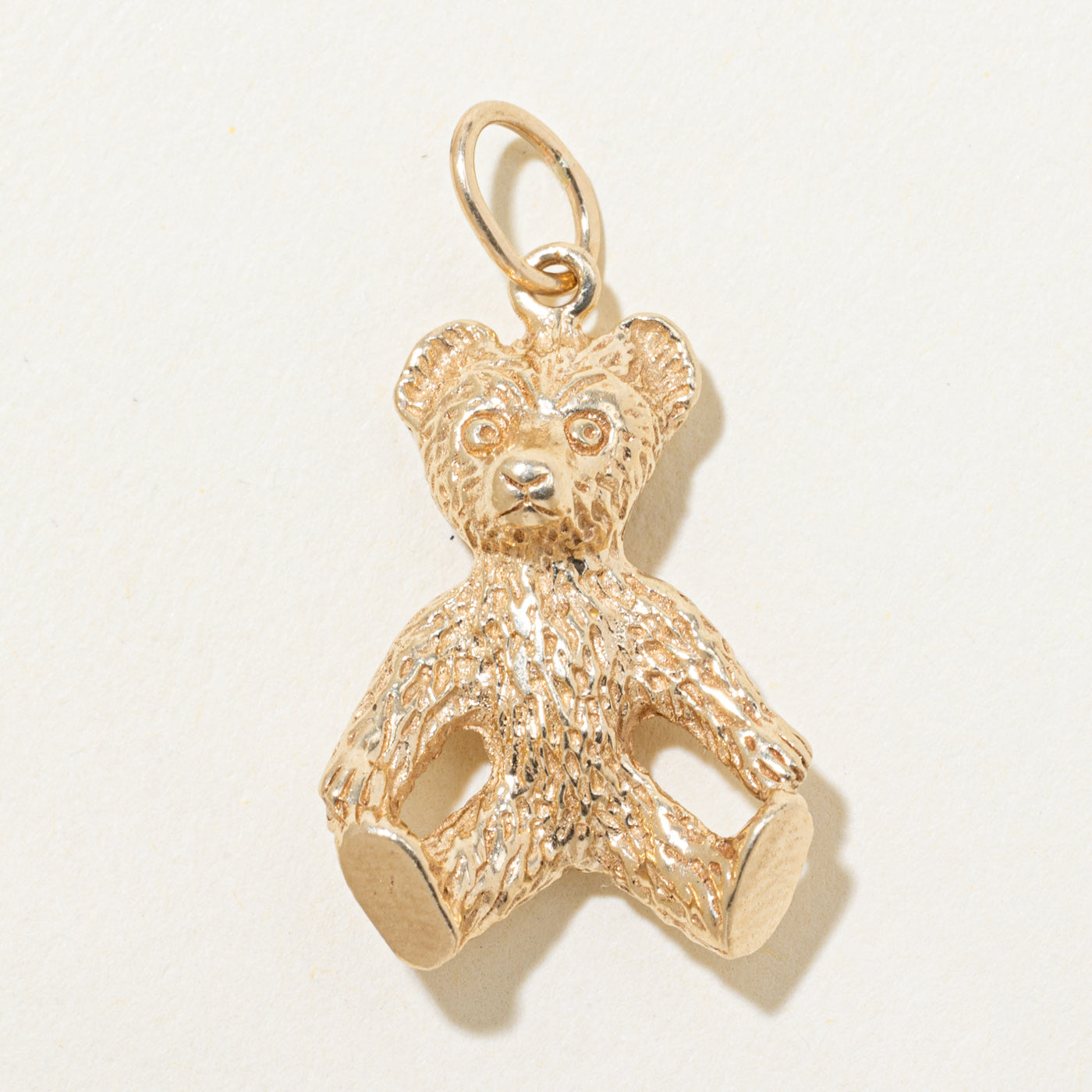 10k Yellow Gold Teddy Bear Charm