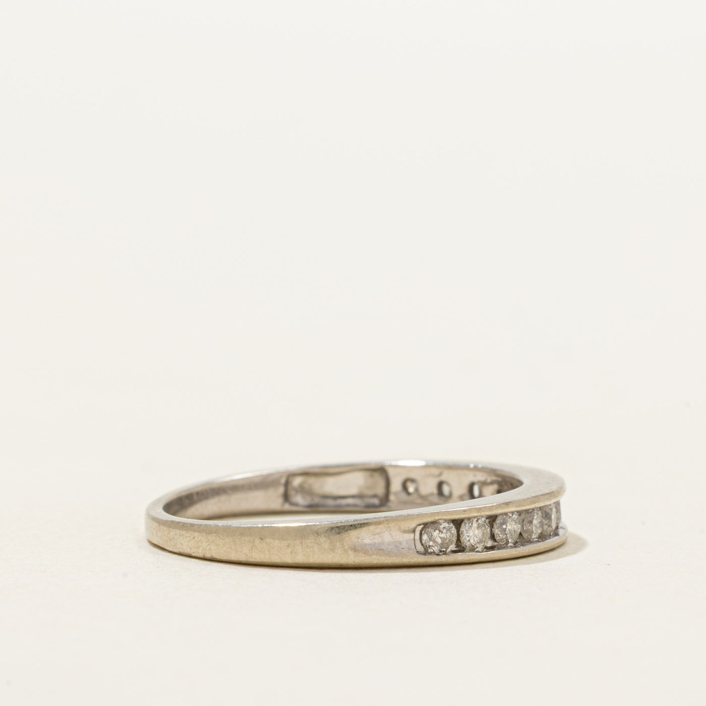 Channel Set Semi Eternity Diamond Ring | 0.21ctw | SZ 6.25
