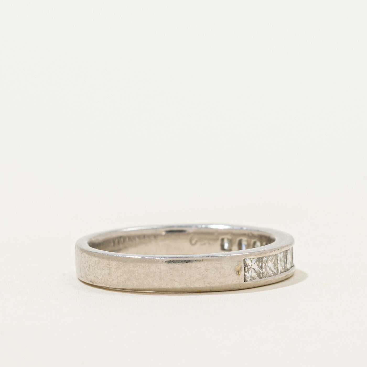 Platinum Semi Eternity Diamond Band | 0.50ctw | SZ 4.25