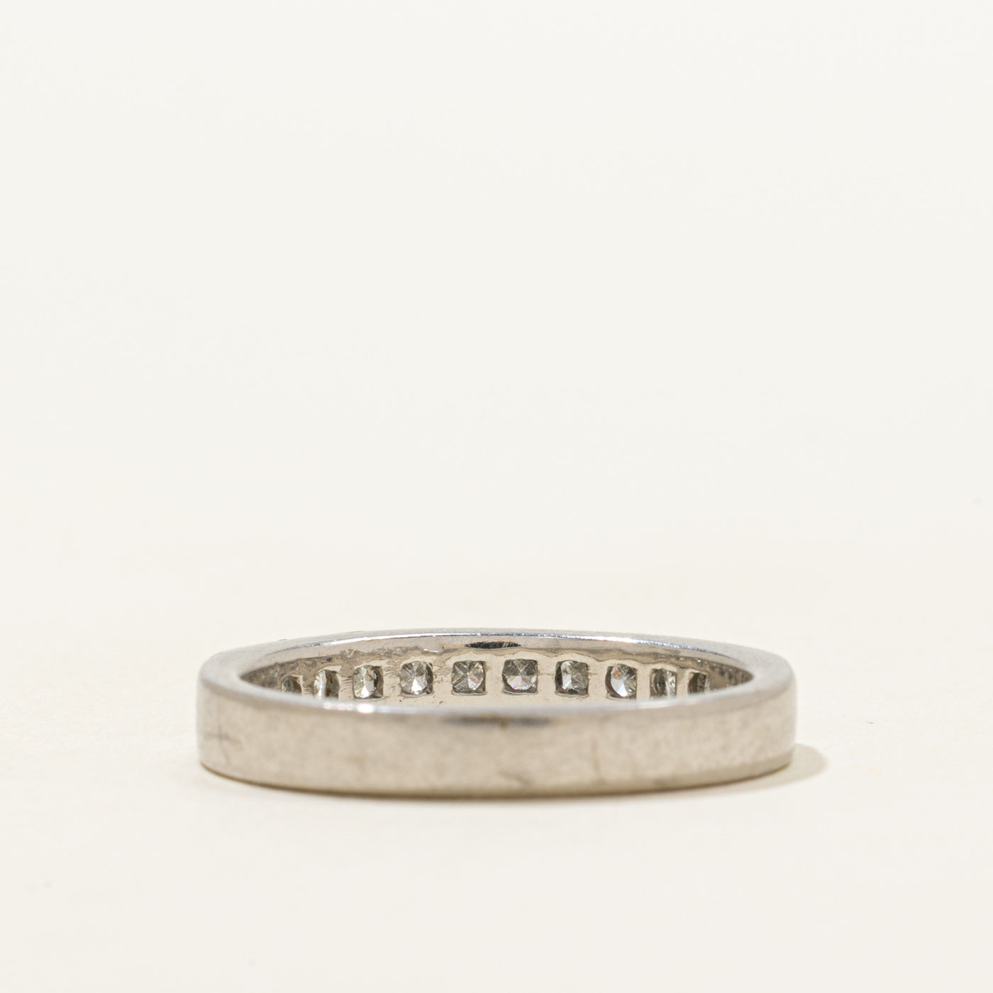 Platinum Semi Eternity Diamond Band | 0.50ctw | SZ 4.25