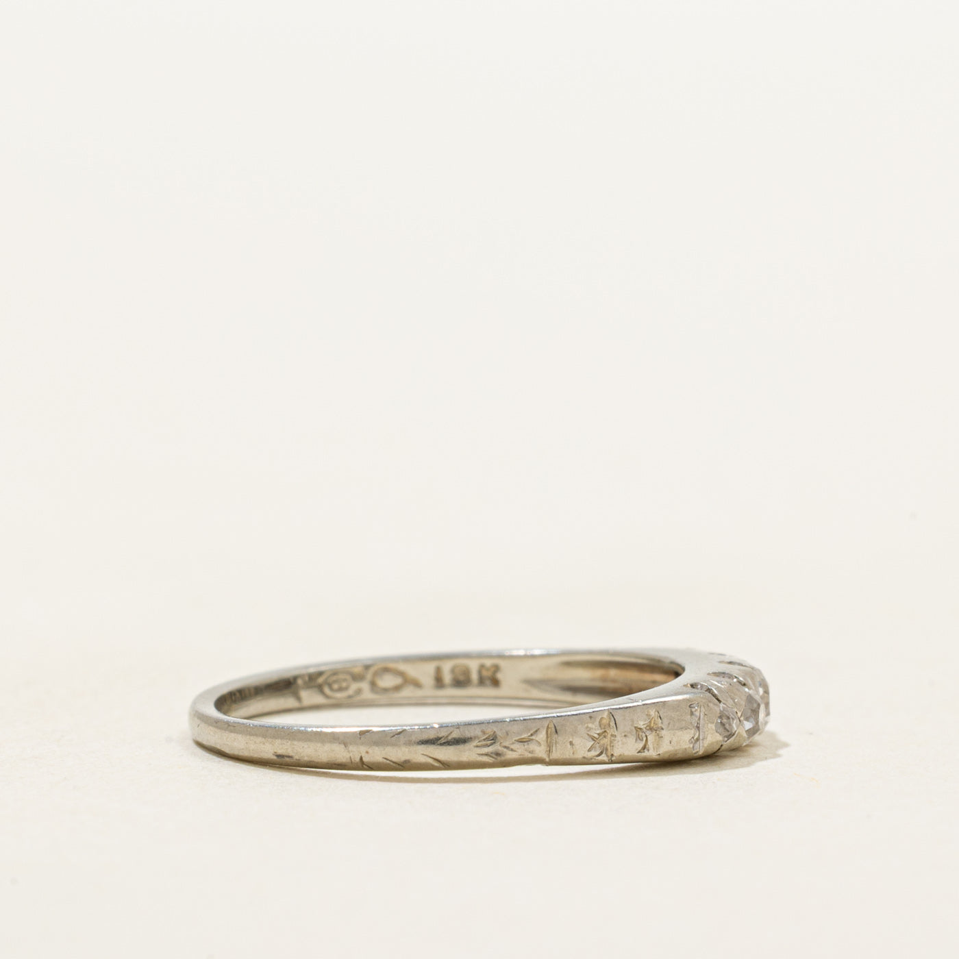 Vintage Canadian Five Stone Diamond Ring | 0.04ctw | SZ 5.25