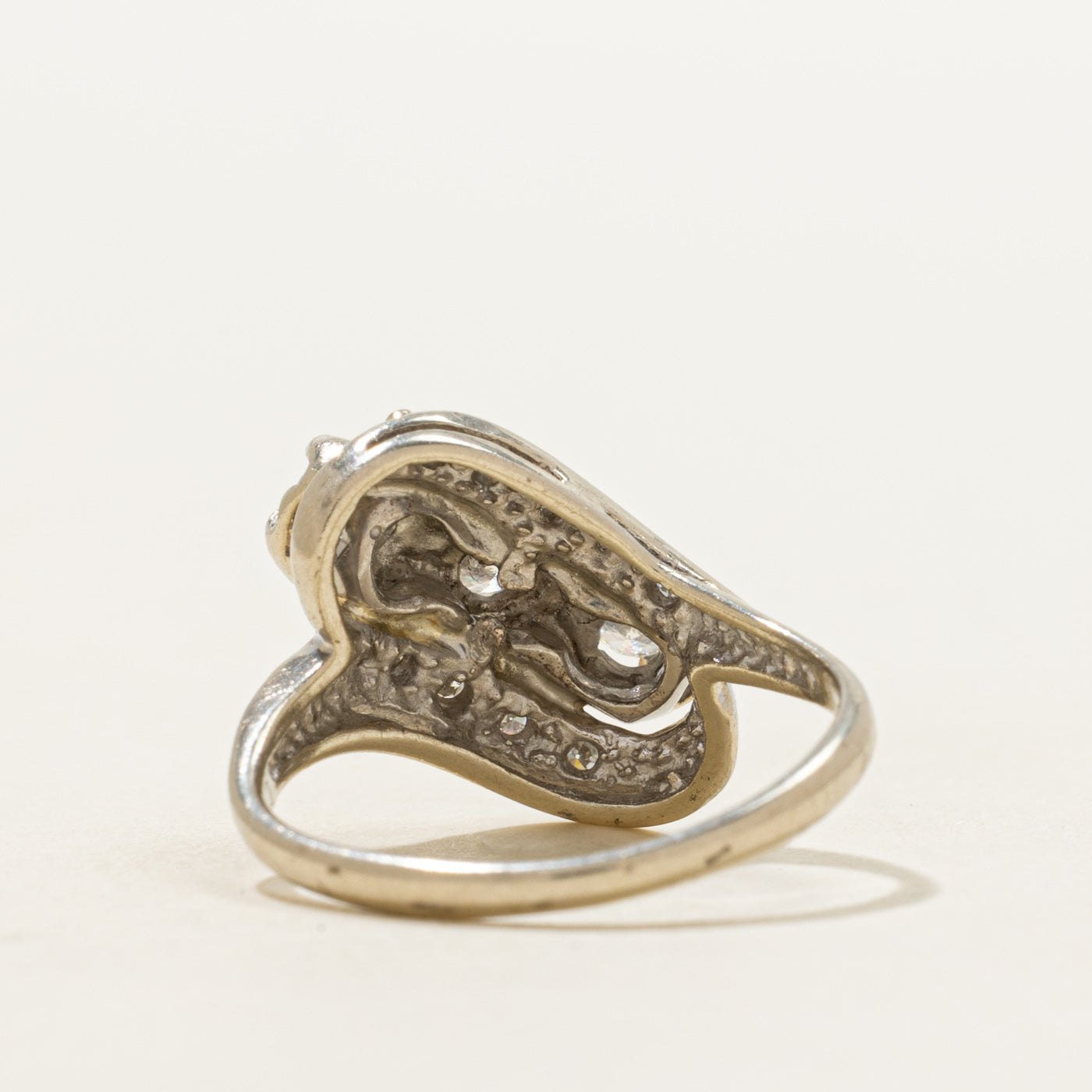 Three Stone Illusion Set Diamond Ring | 0.47ctw | SZ 5.5
