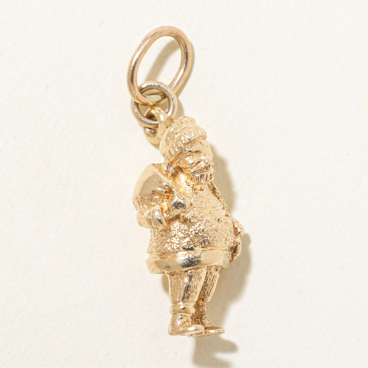 10k Yellow Gold Santa Claus Charm