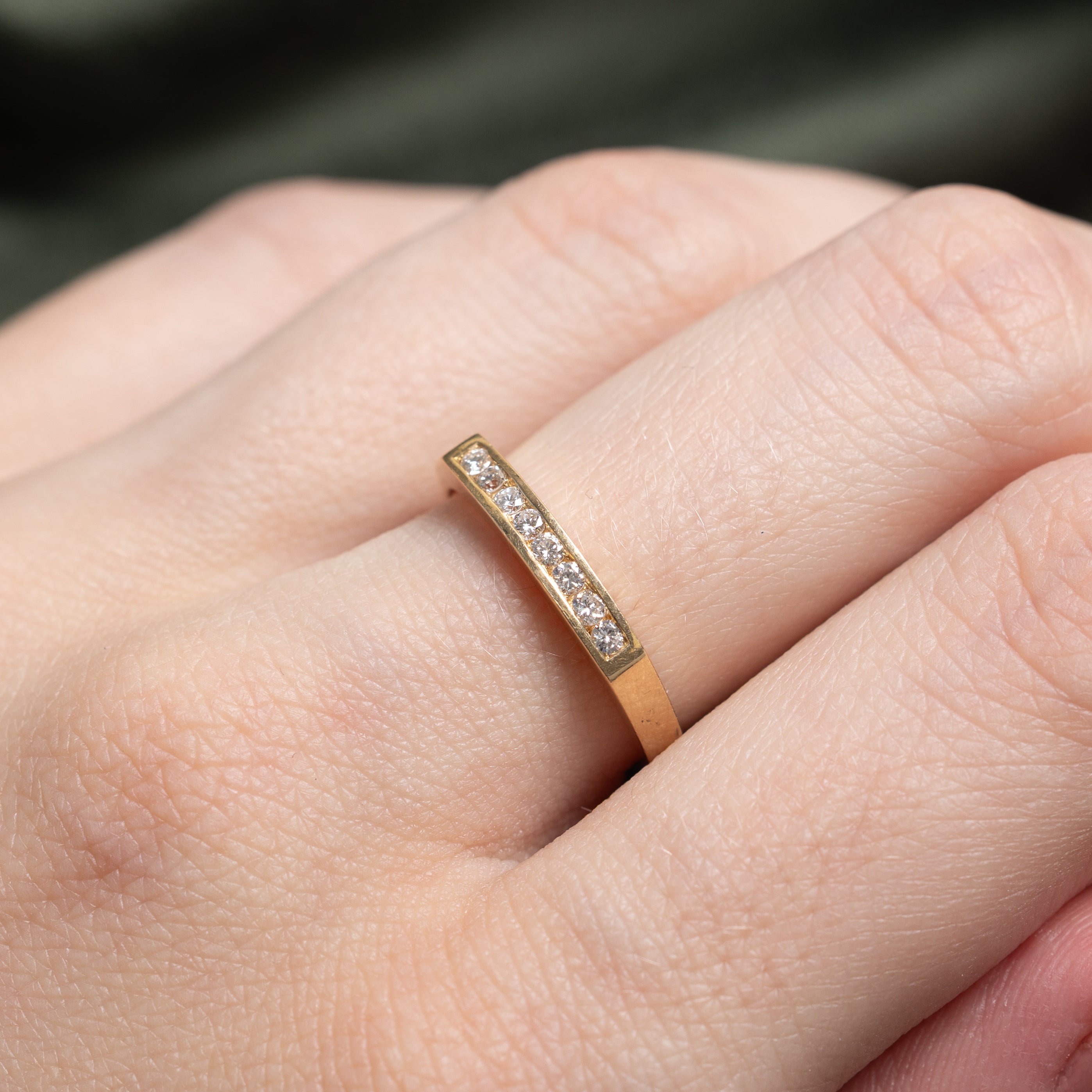 Channel Set Diamond Ring | 0.14ctw | SZ 6.25