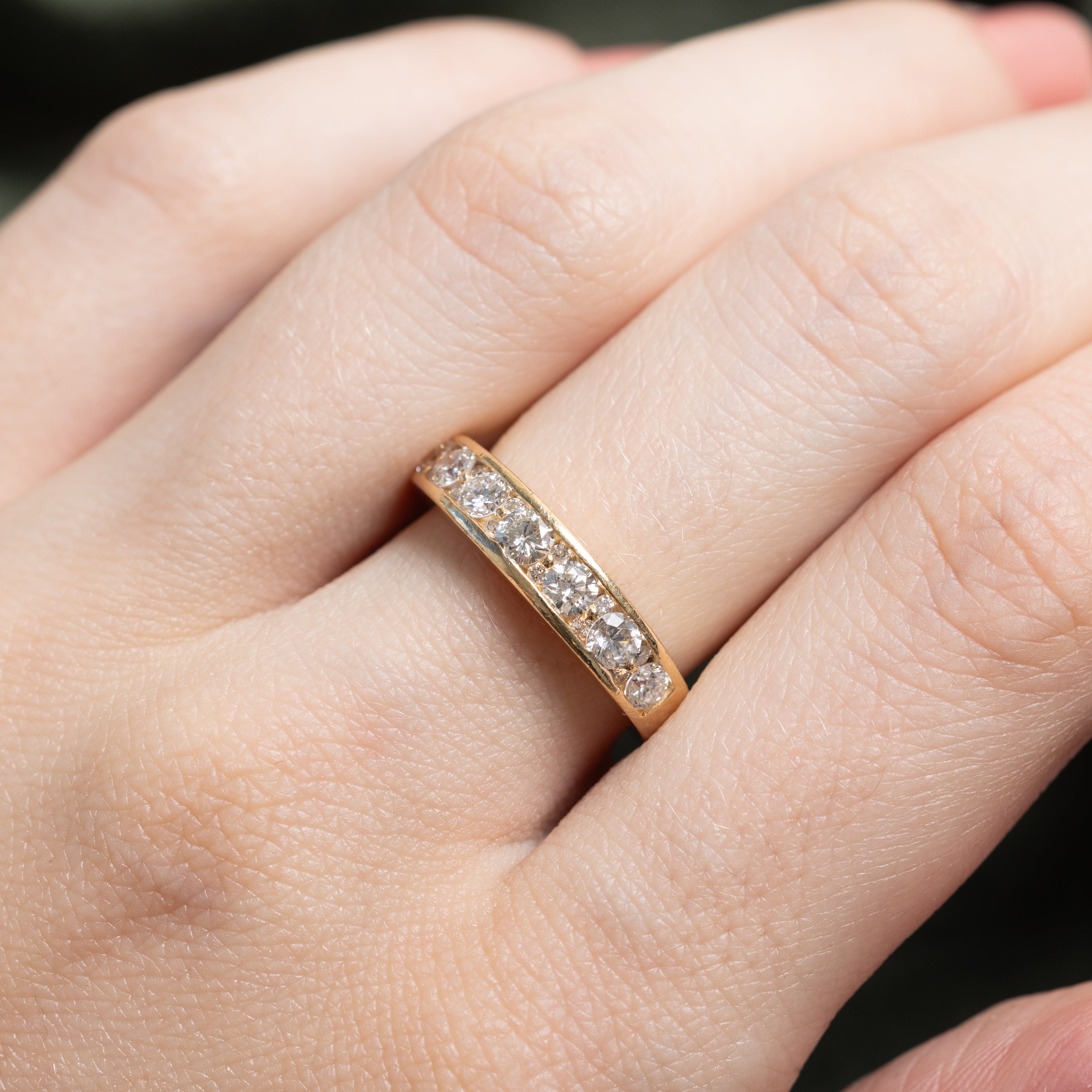 Semi Eternity Diamond Ring | 0.82ctw | SZ 6
