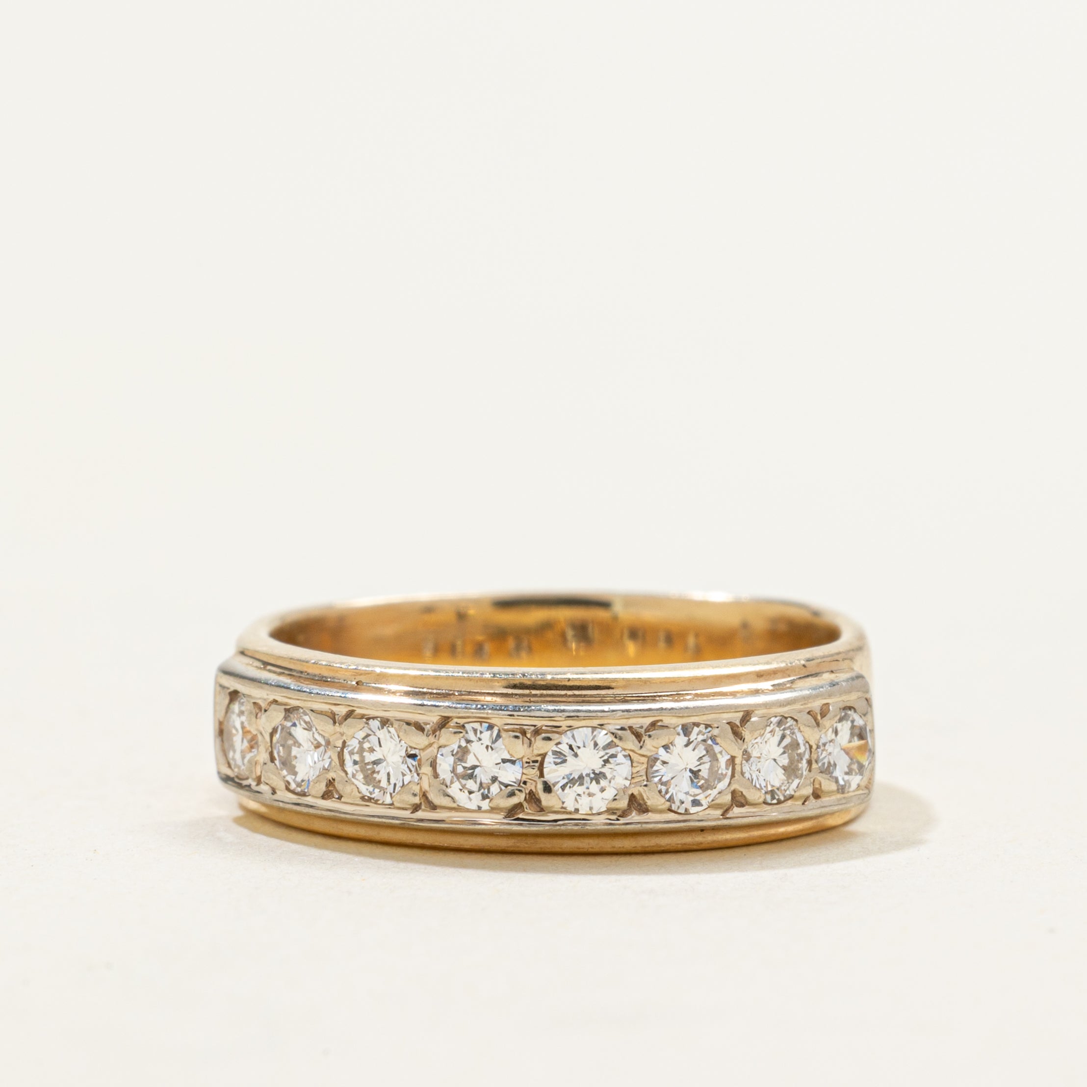 Yellow Gold Diamond Band | 0.32ctw | SZ 3.25