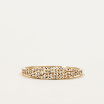 Pave Set Multi Row Diamond Ring | 0.17ct | SZ 6.25