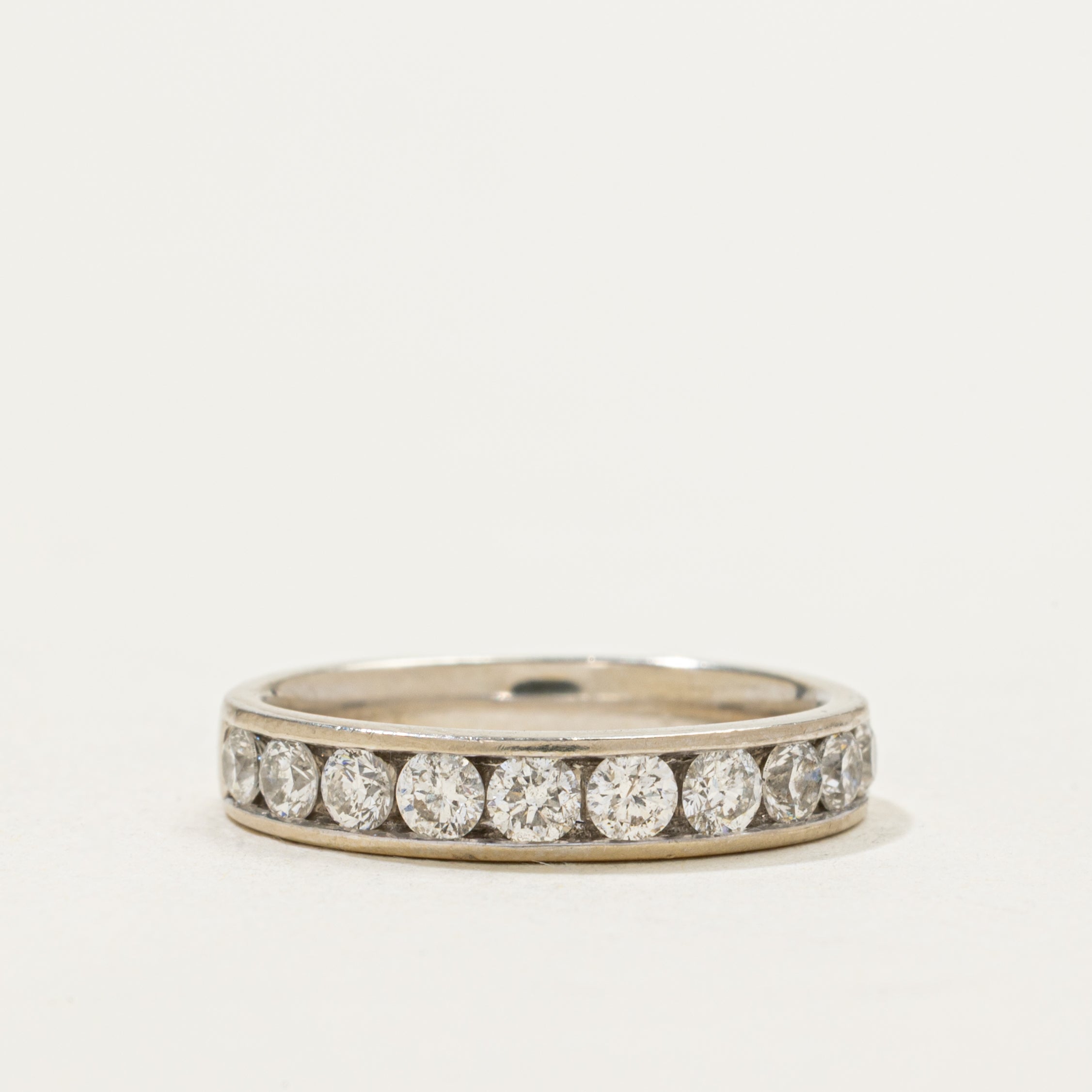 Channel Set Semi Eternity Diamond Band | 0.46ctw | SZ 3.25