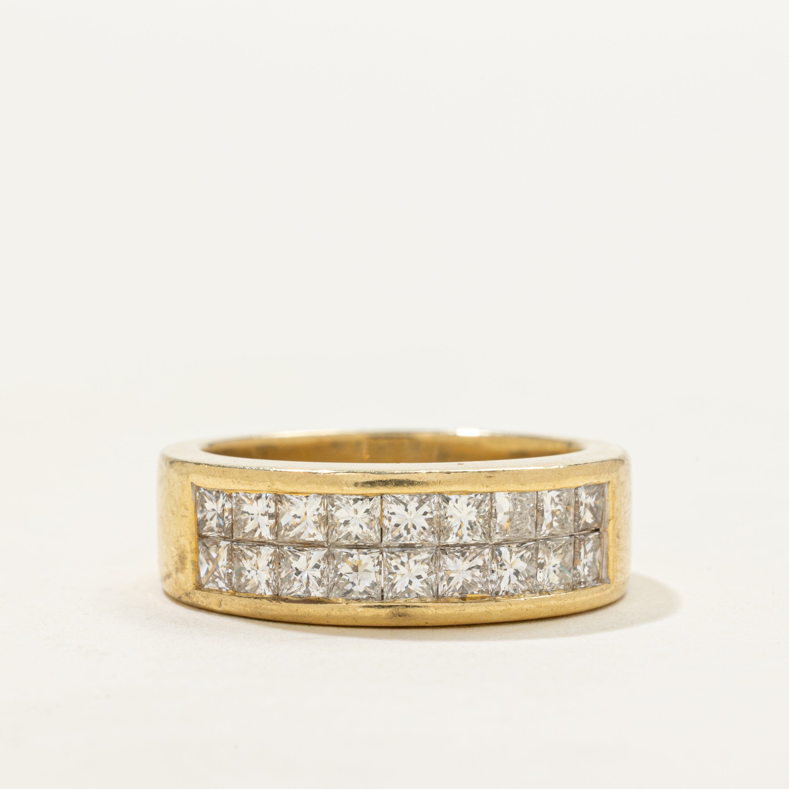 Invisible Set Princess Cut Diamond Band | 1.00ctw | SZ 5.75