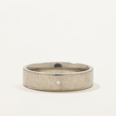 Flush Set Diamond Band | 0.01ct | 6.05mm | SZ 11.75