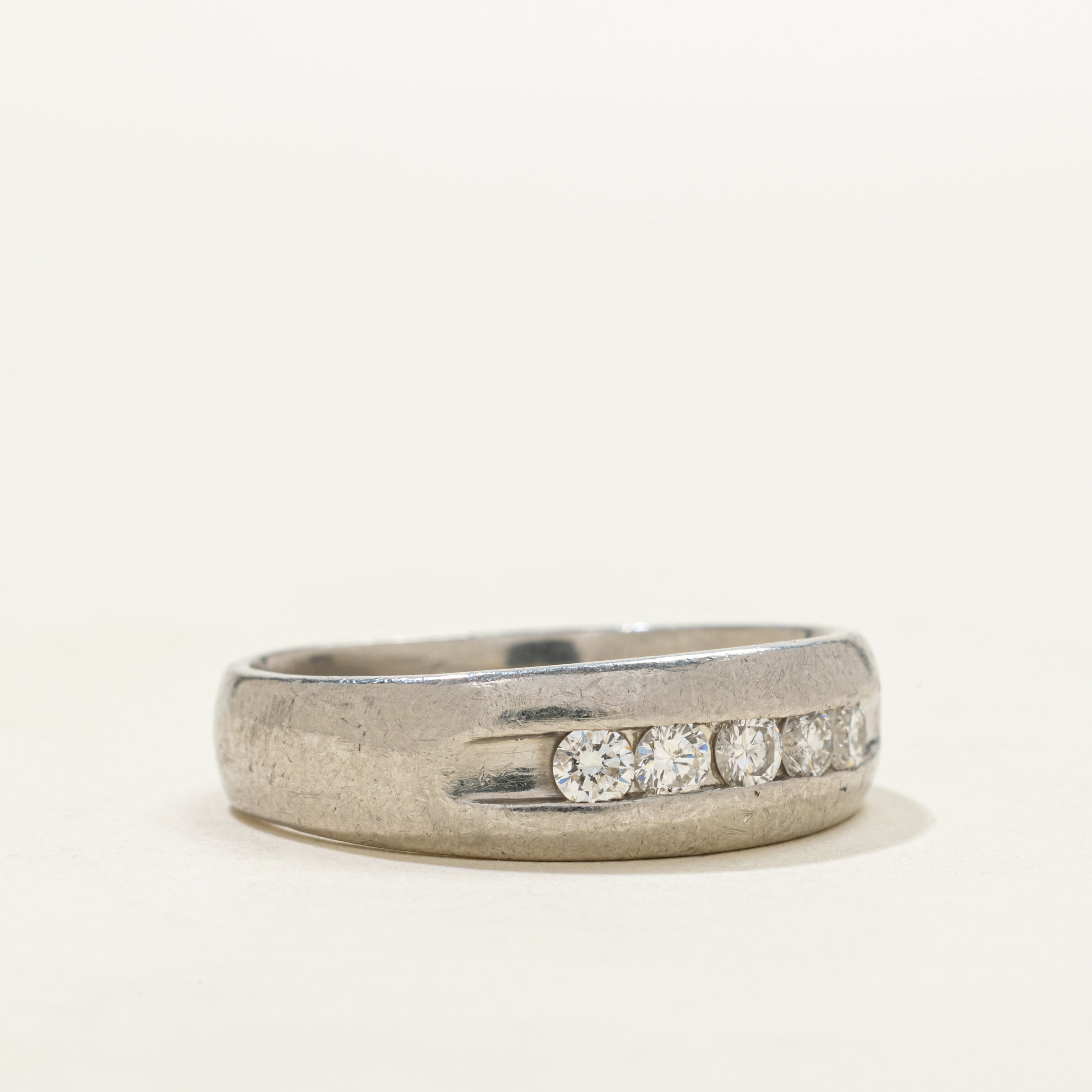 Channel Set Five Stone Diamond Band | 0.50ctw | SZ 11.25