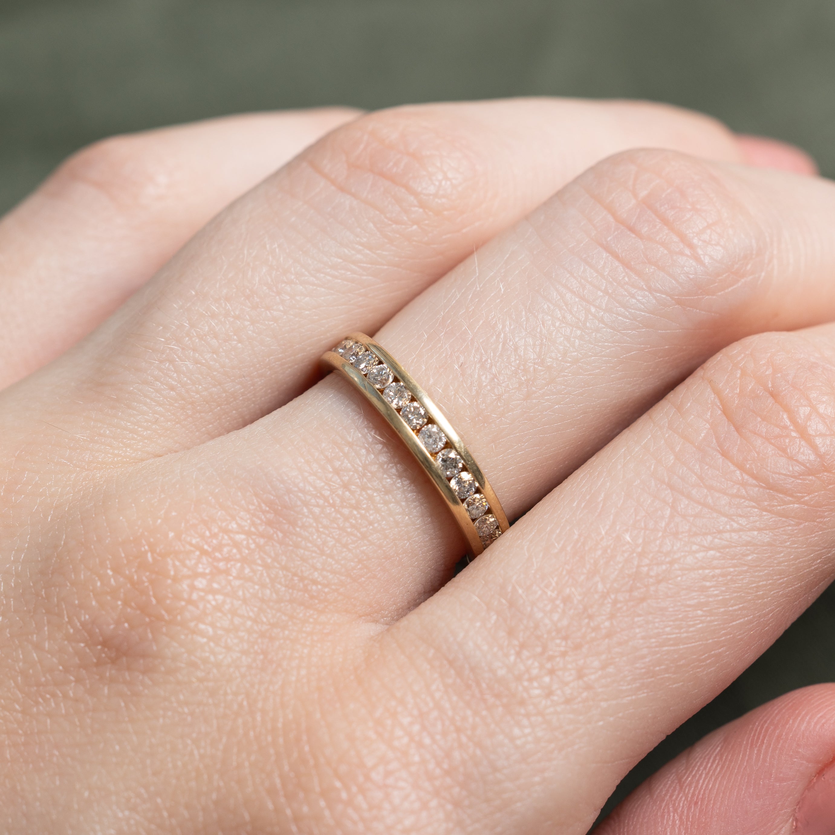 Channel Set Eternity Diamond Band | 0.86ctw | 3.55mm | SZ 6.25