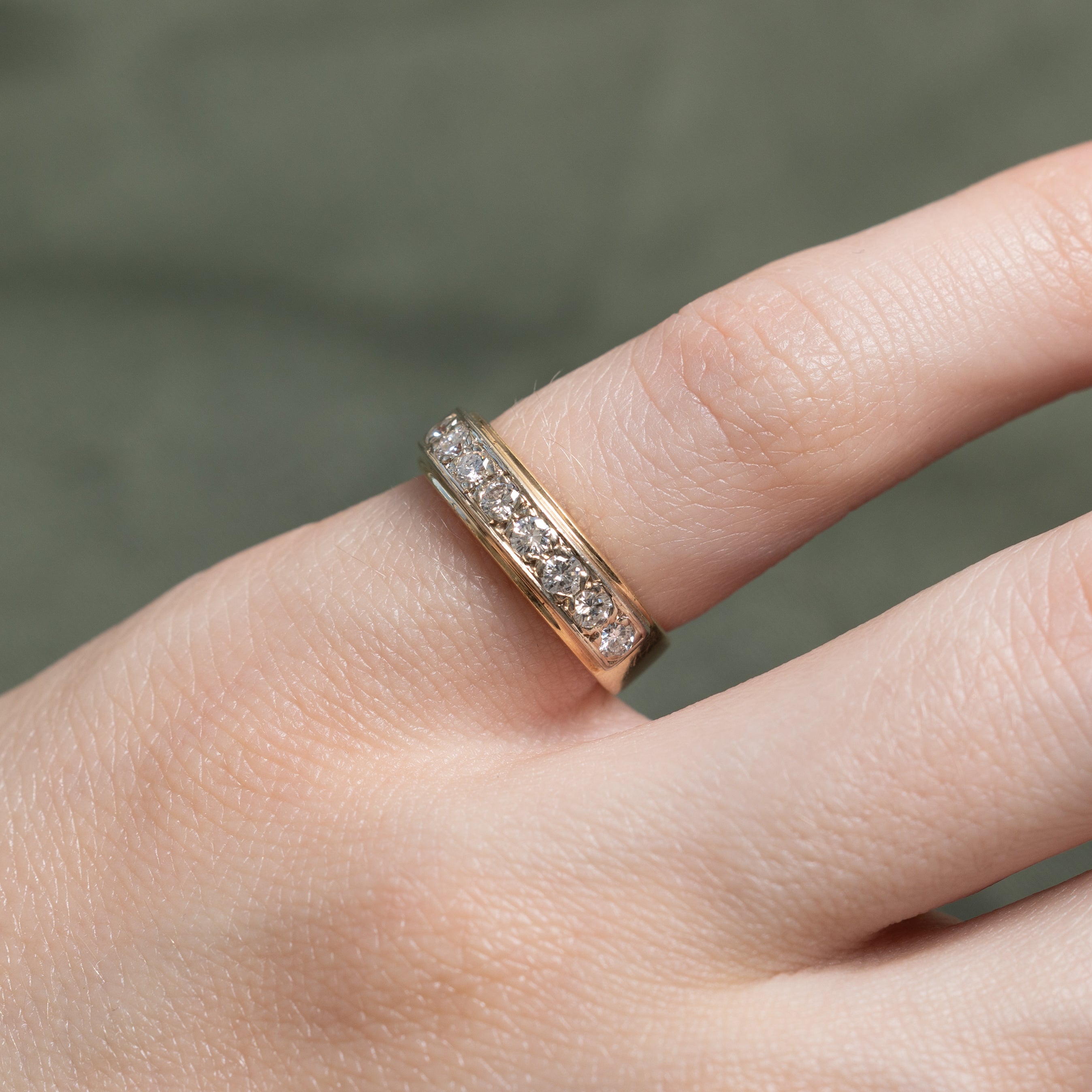Yellow Gold Diamond Band | 0.32ctw | SZ 3.25
