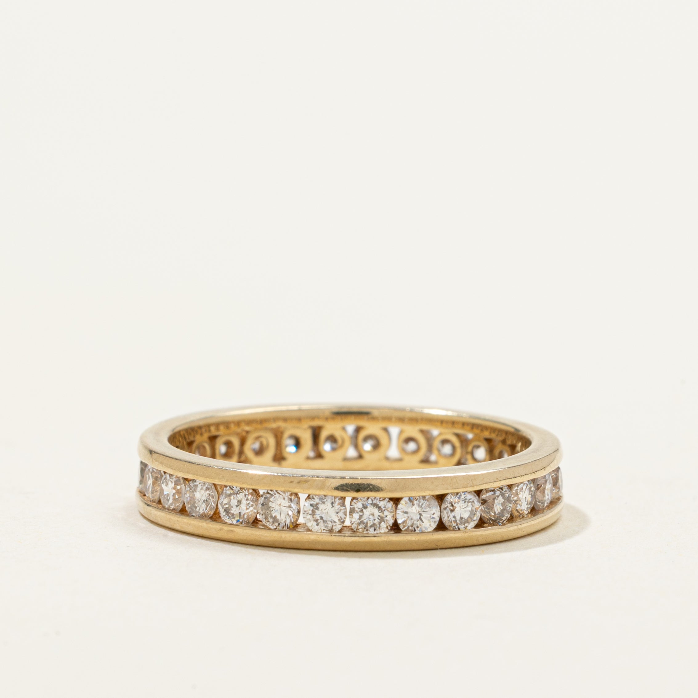 Channel Set Eternity Diamond Band | 0.86ctw | 3.55mm | SZ 6.25