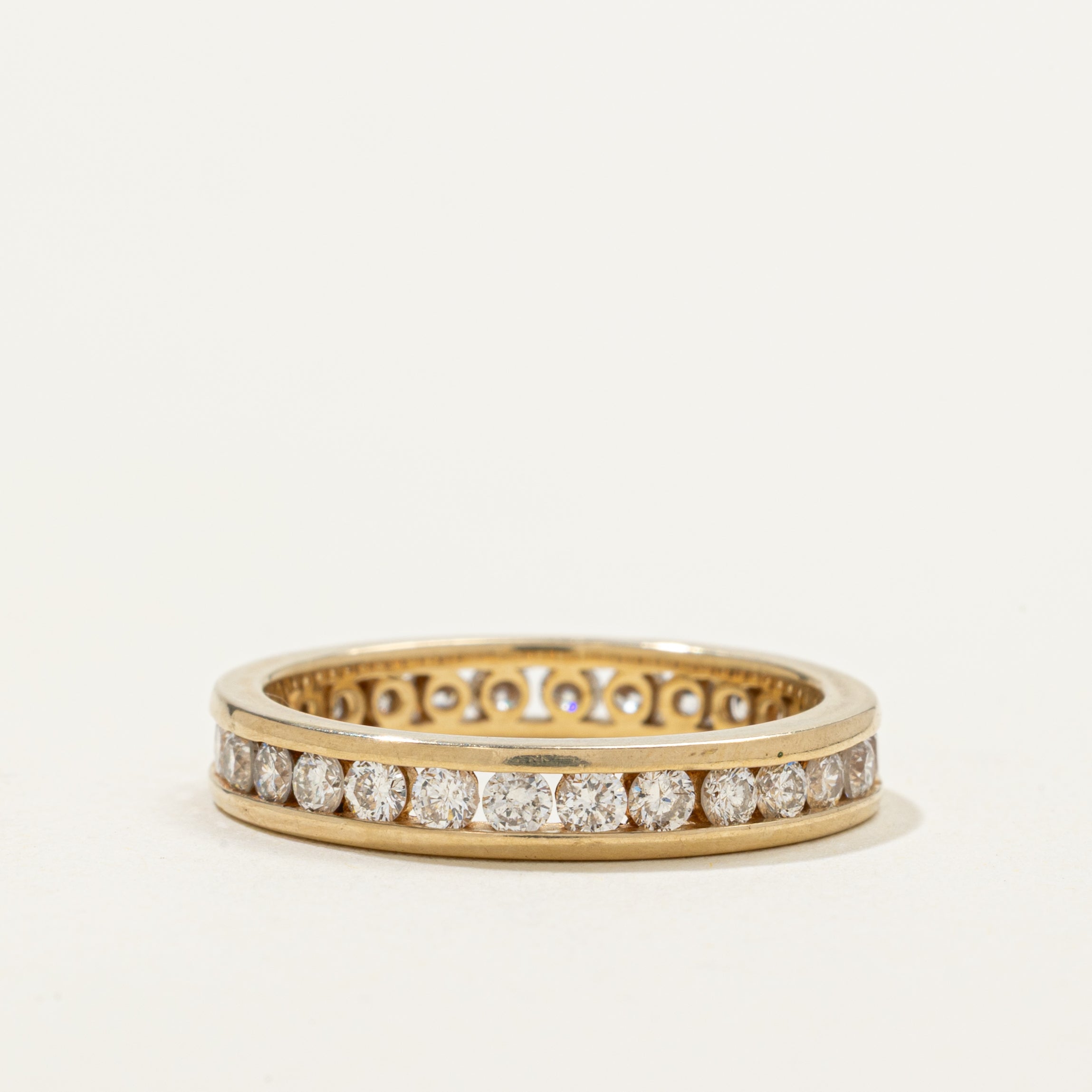 Channel Set Eternity Diamond Band | 0.86ctw | 3.55mm | SZ 6.25