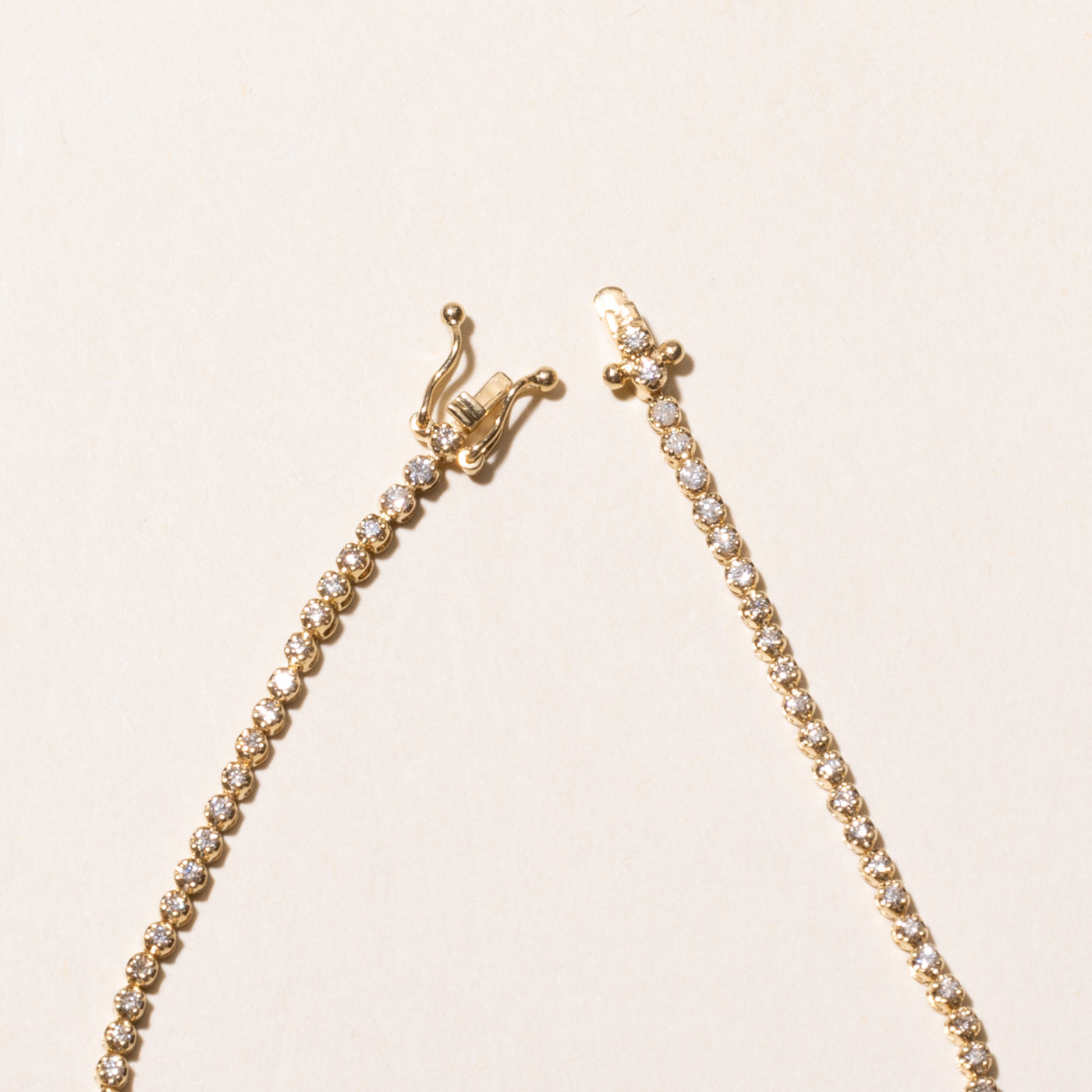 Diamond "M" Initial Tennis Bracelet | 1.00ctw | 7.25"