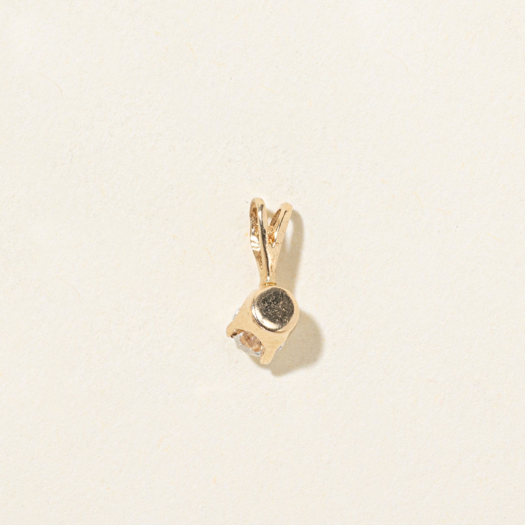 Solitaire Diamond Pendant | 0.21ct