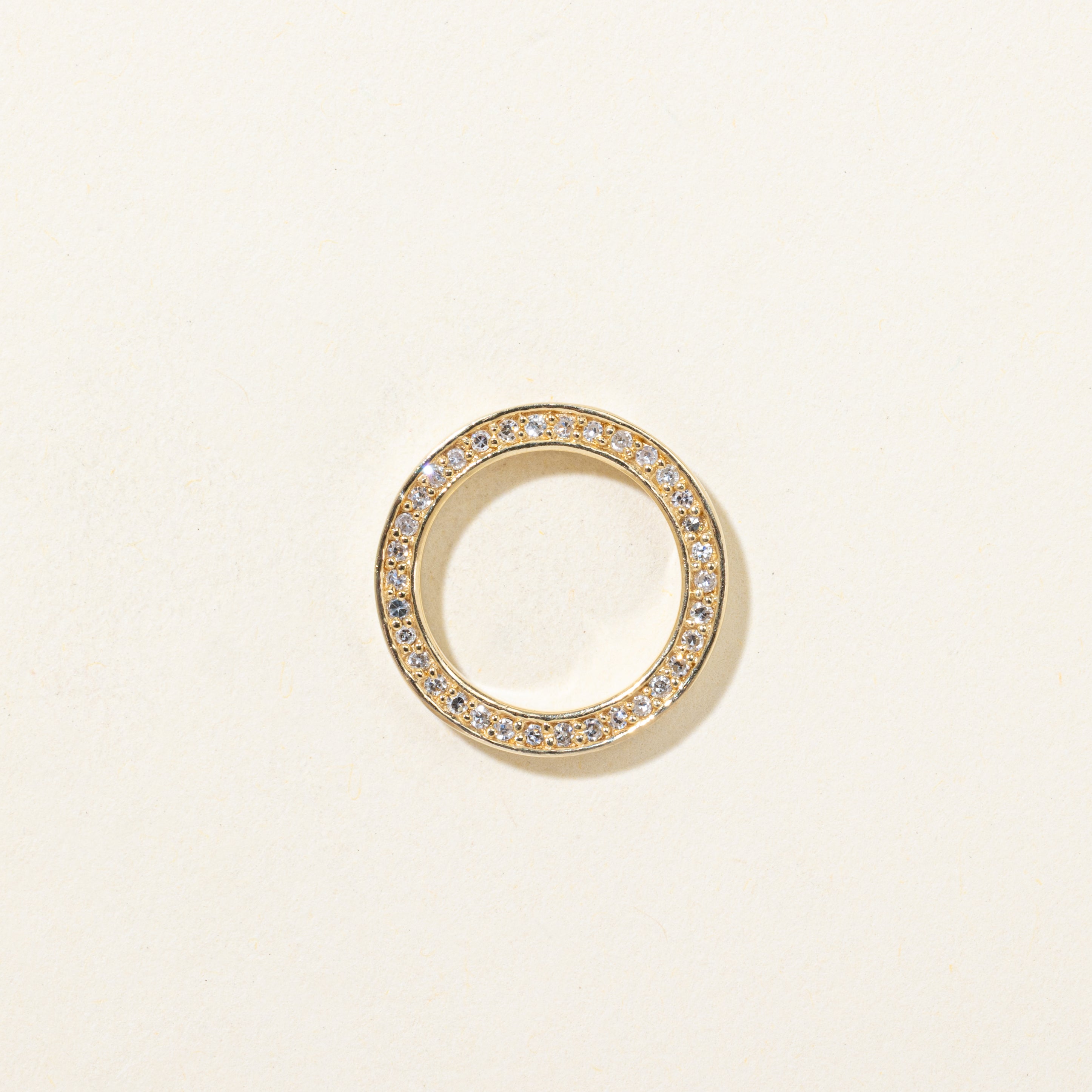 Eternity Diamond Circle Pendant | 0.20ctw