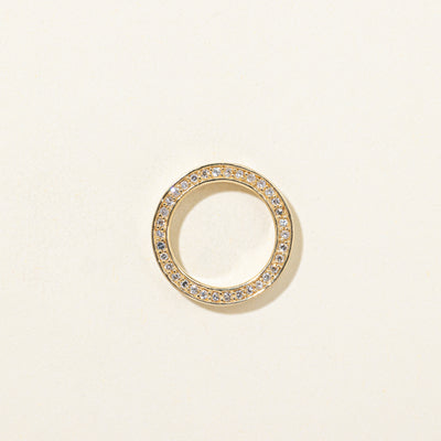 Eternity Diamond Circle Pendant | 0.20ctw