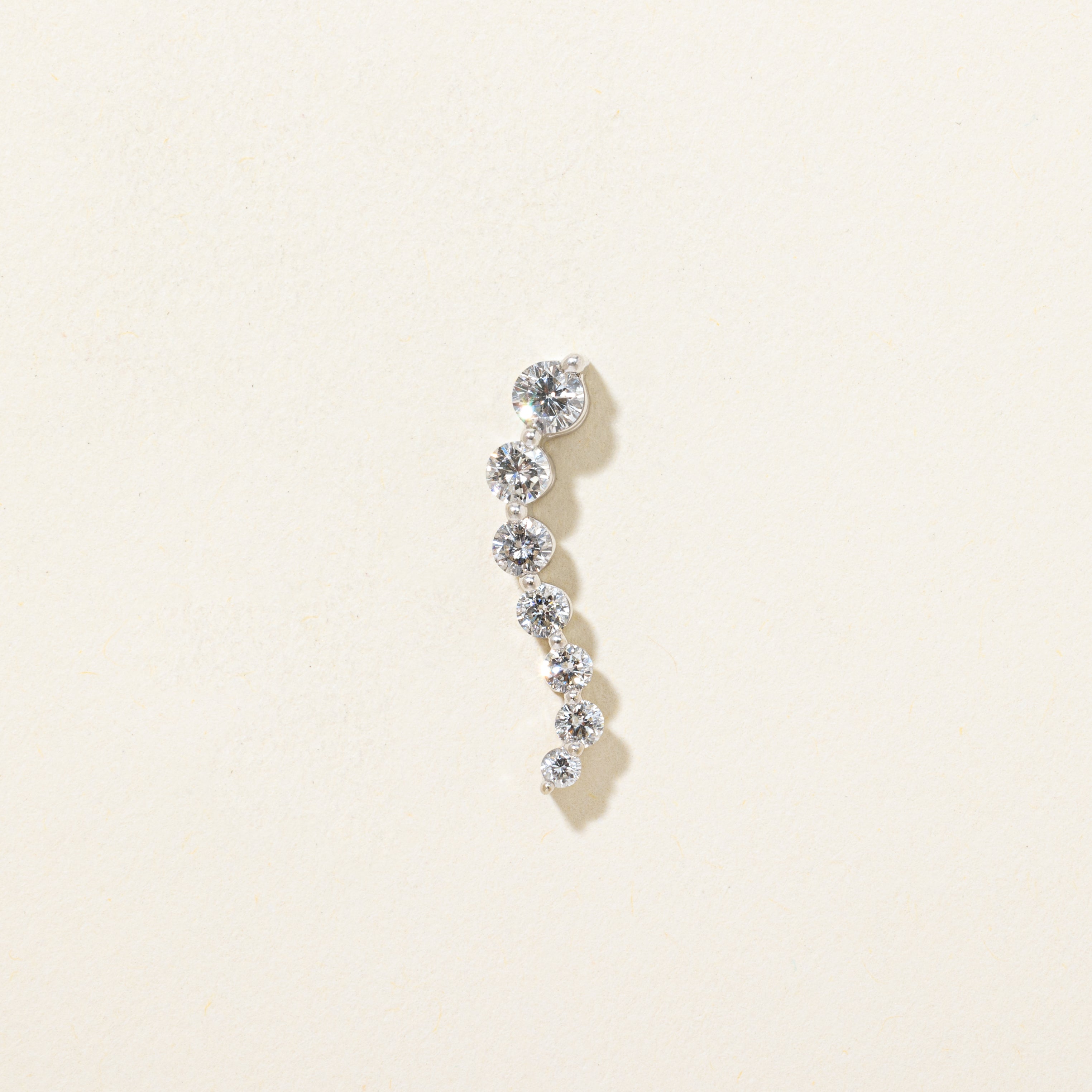 White Gold Diamond Journey Pendant | 0.44ctw