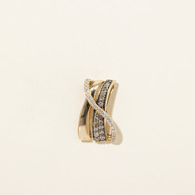 Diamond Waterfall Twisted Pendant | 0.39ctw