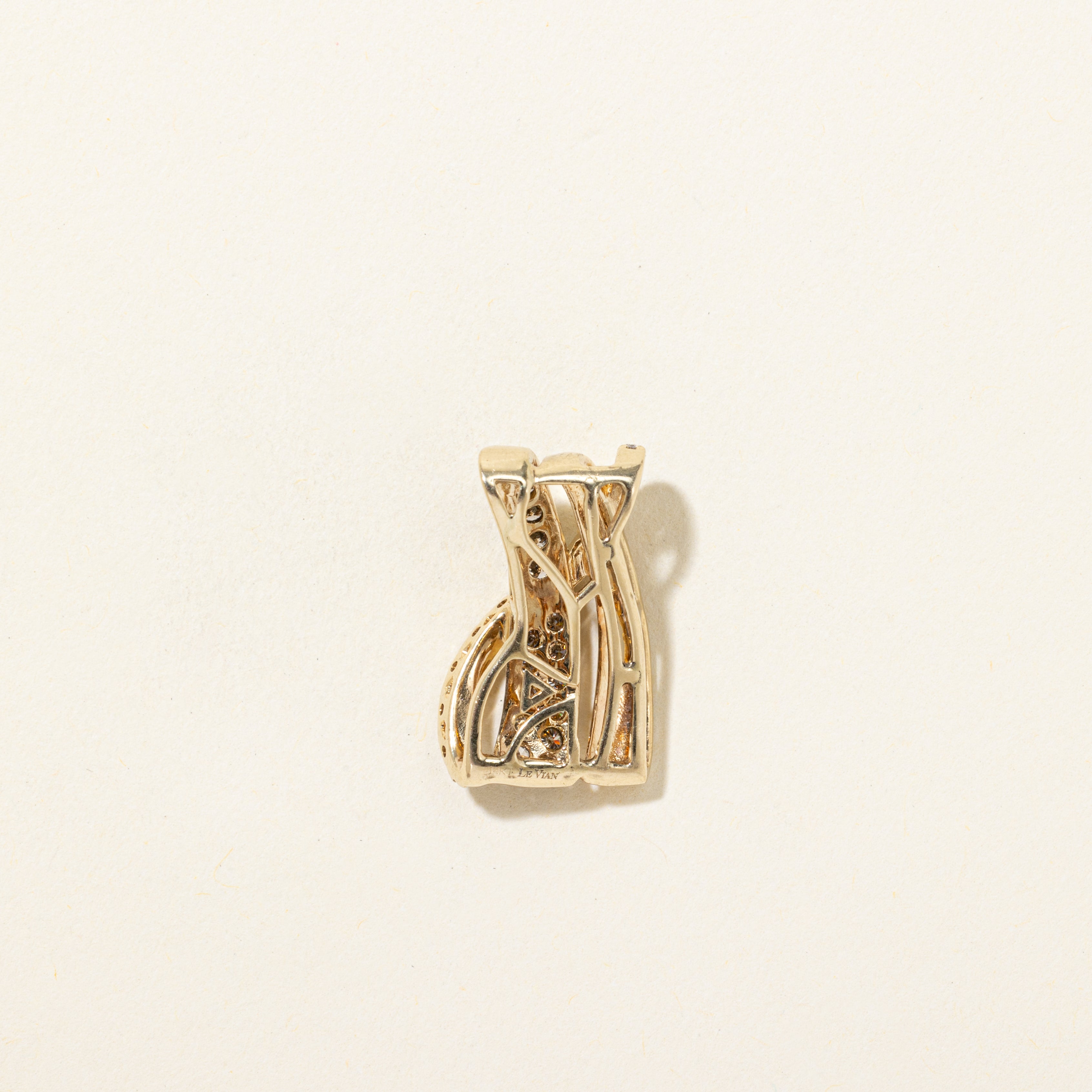 Diamond Waterfall Twisted Pendant | 0.39ctw