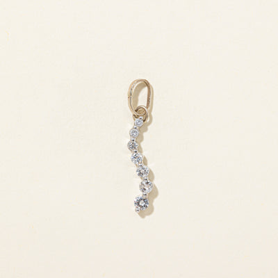 White Gold Diamond Journey Pendant | 0.43ctw